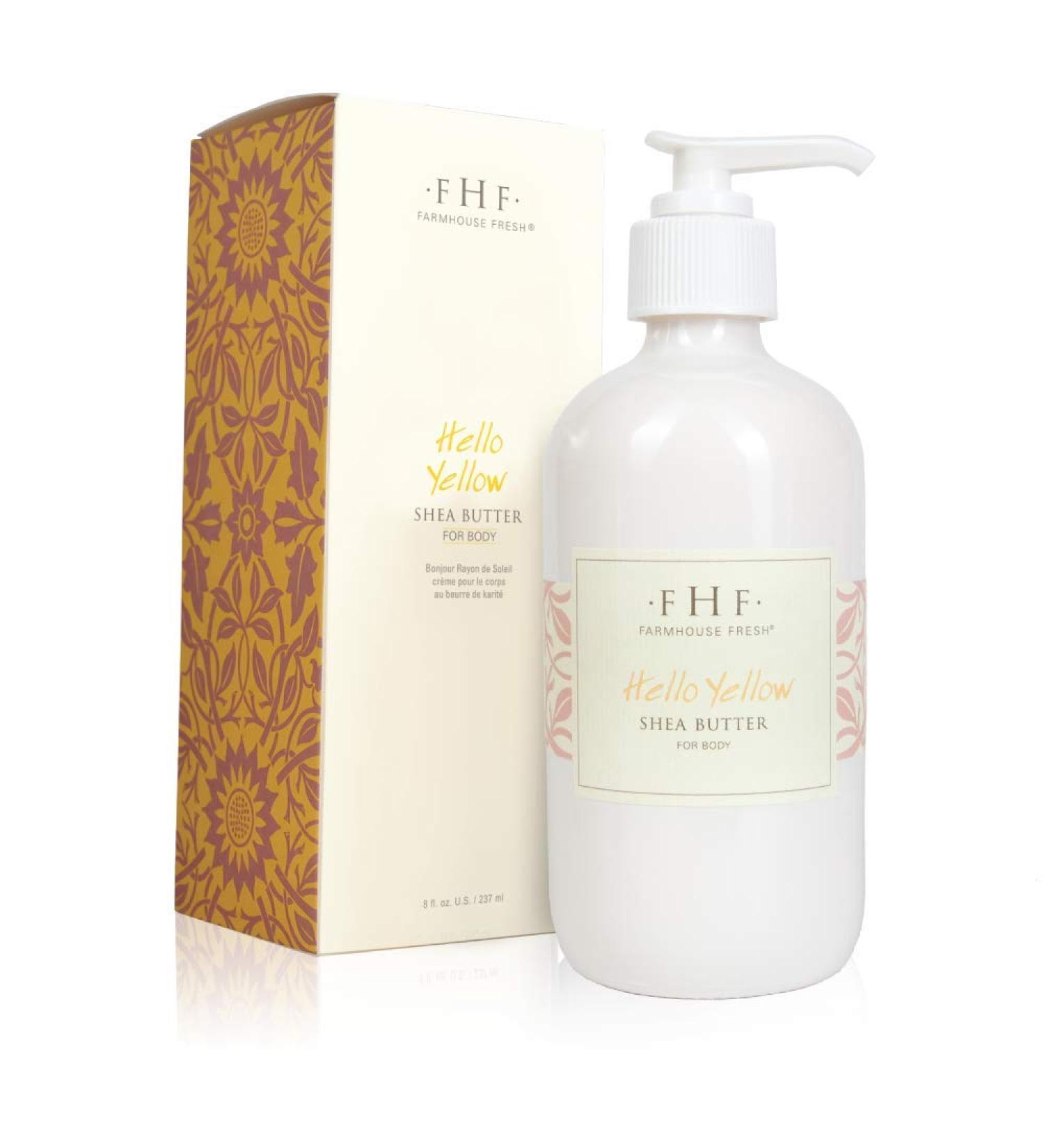 FarmHouse Fresh Hello Yellow Shea Butter 8 fl oz - Nourishing Skincare Essential - Buy Online on GoSupps.com