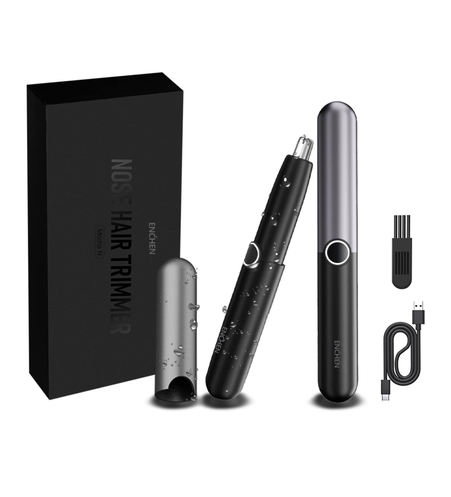 Buy Cordless Electric Ear & Nose Hair Trimmer - IPX7 Waterproof Fast Charging Rechargeable Razor for Men & Women - Buy Online on GoSupps.com