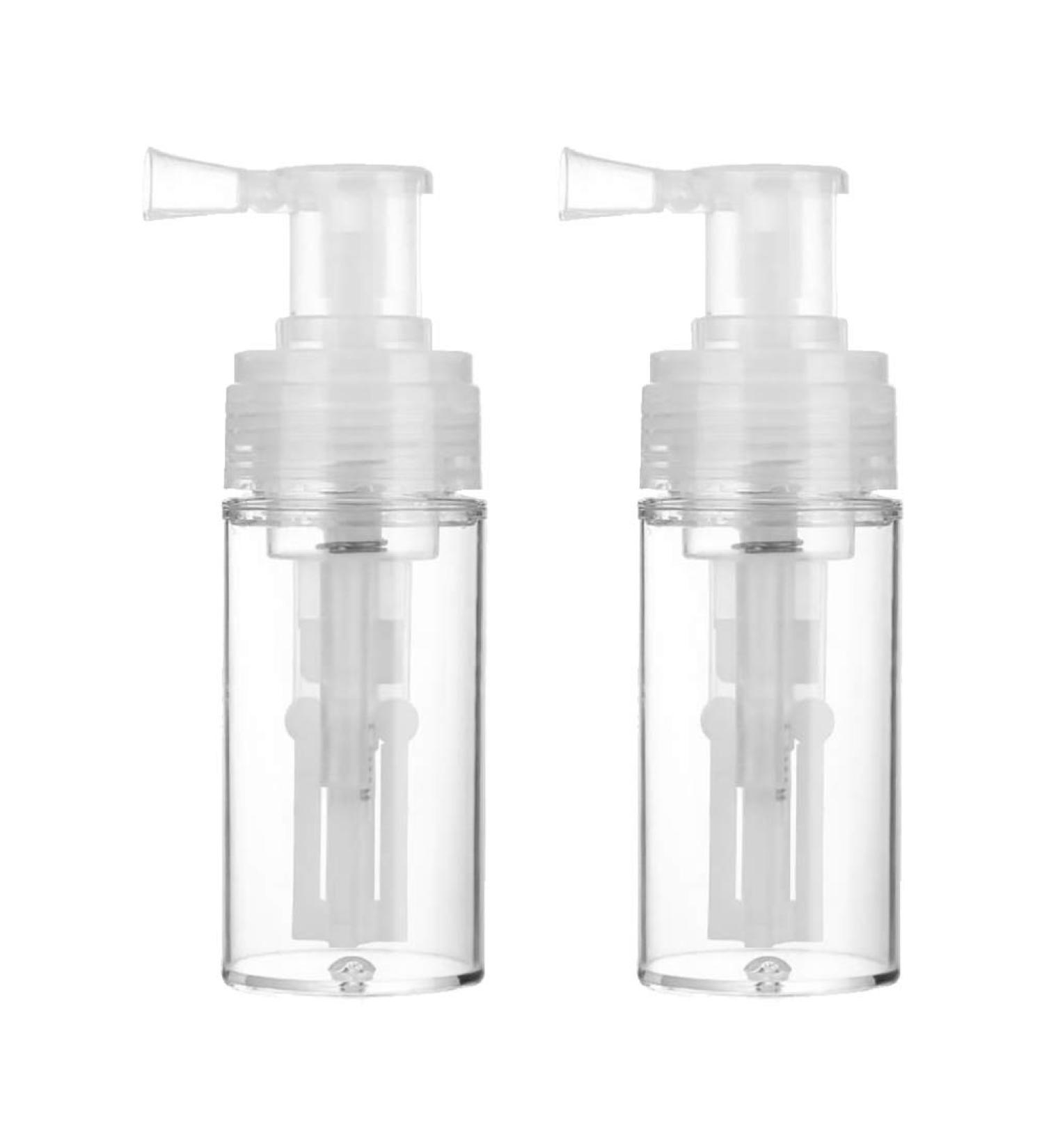 Uonlytech Powder Spray Bottles Refillable Travel Makeup & Hairdressing Spray Bottle Set (2 Pcs) with Locking Nozzle Perfect for Home & Salon Use - Buy Online on GoSupps.com