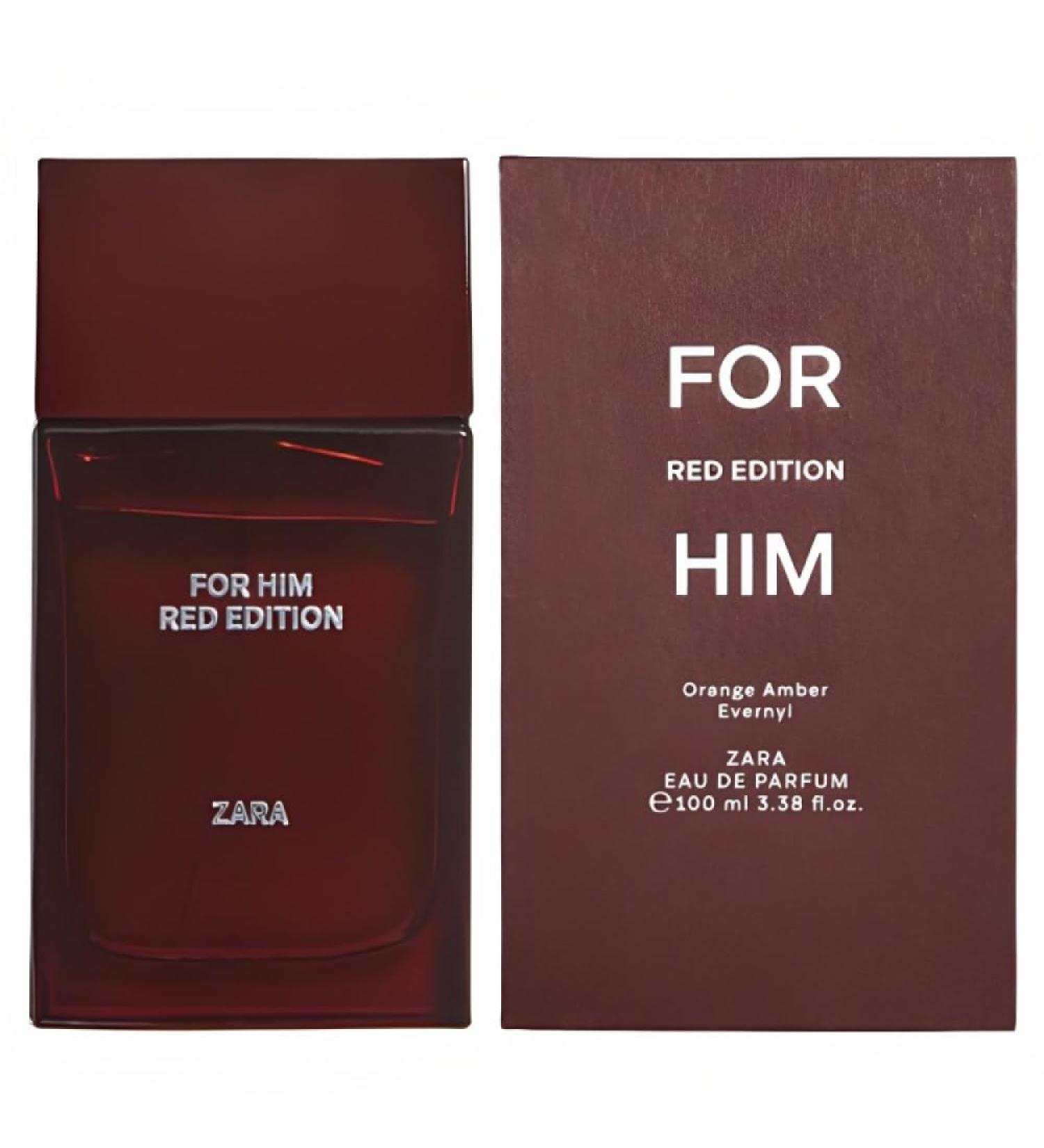 Zara For Him Red Edition Cologne for Men EDT Eau De Toilette 100 ML (3.4 FL OZ) - Buy Online on GoSupps.com