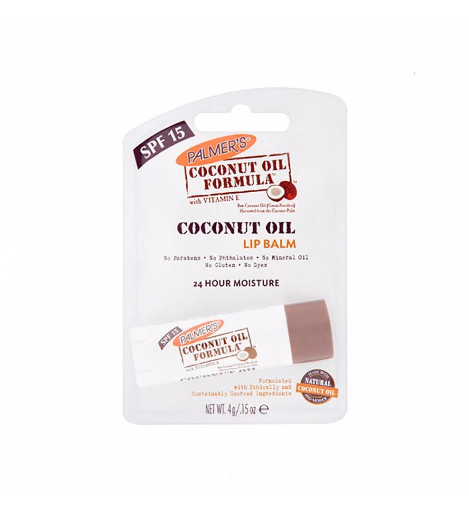 Buy Palmer's Coconut Oil Formula Lip Balm SPF 15 - Hydrating Nourishing & SPF Protection - 4G - International Shipping Available - Buy Online on GoSupps.com
