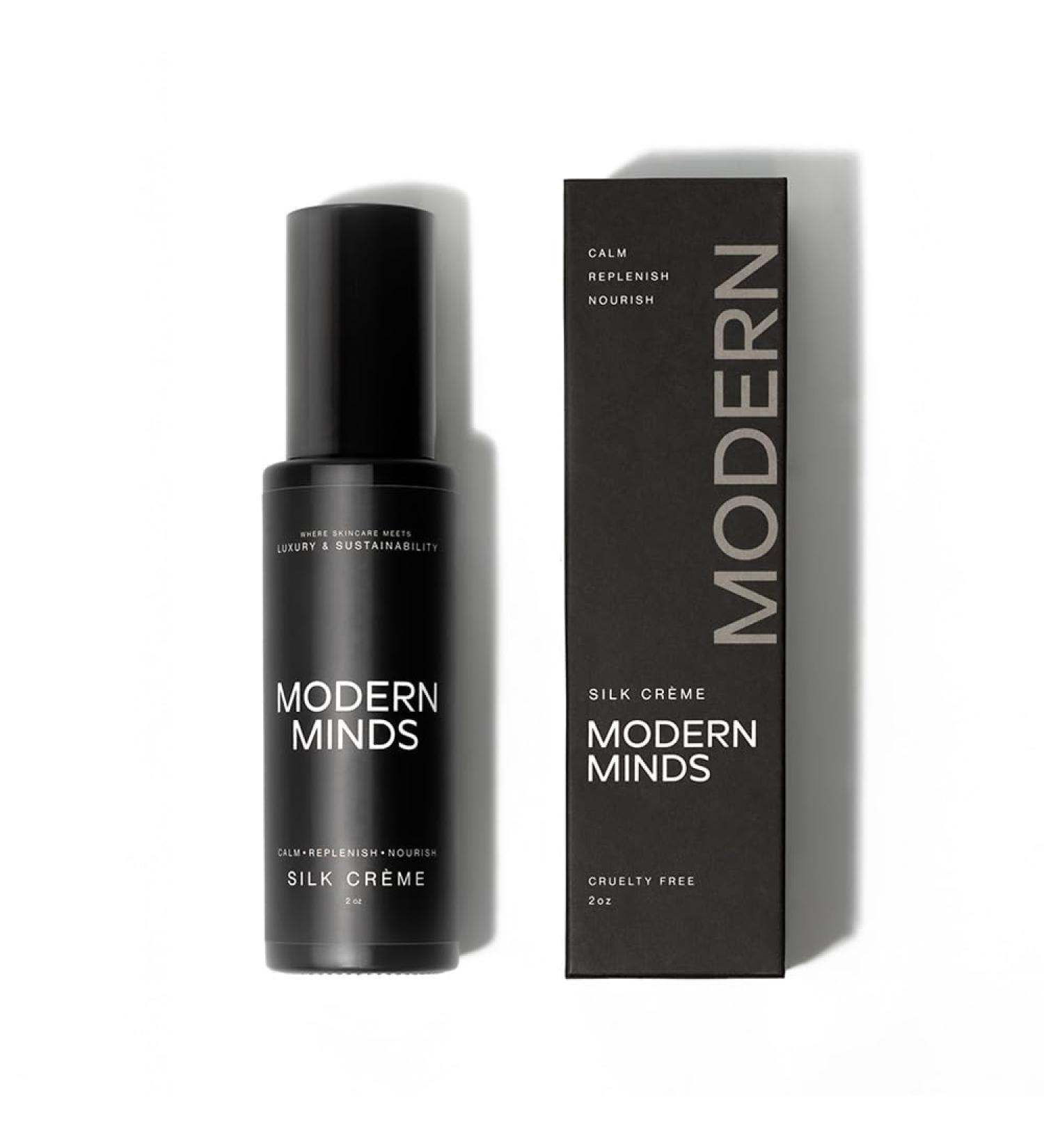 Modern Minds Silk Cream Face & Neck | Luxury Anti-Aging Firming & Brightening Moisturizer with Collagen & Hyaluronic Acid - Buy Online on GoSupps.com