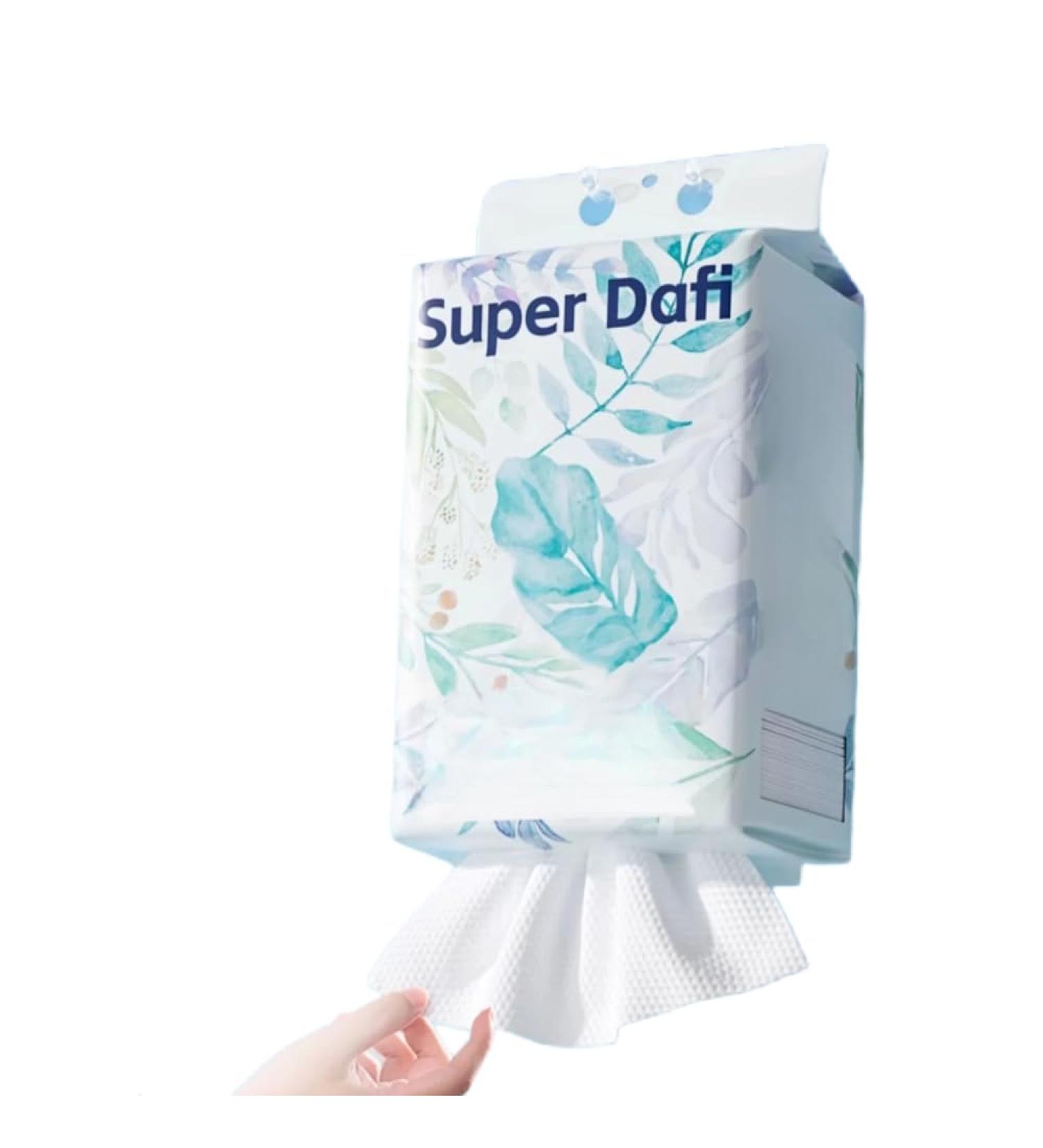 Buy Clean Towel - Thick & Absorbent Biodegradable Cotton Face Tissue | Disposable Dry Wipes for Facial Cleansing & Makeup Removal (200 Count White - Buy Online on GoSupps.com