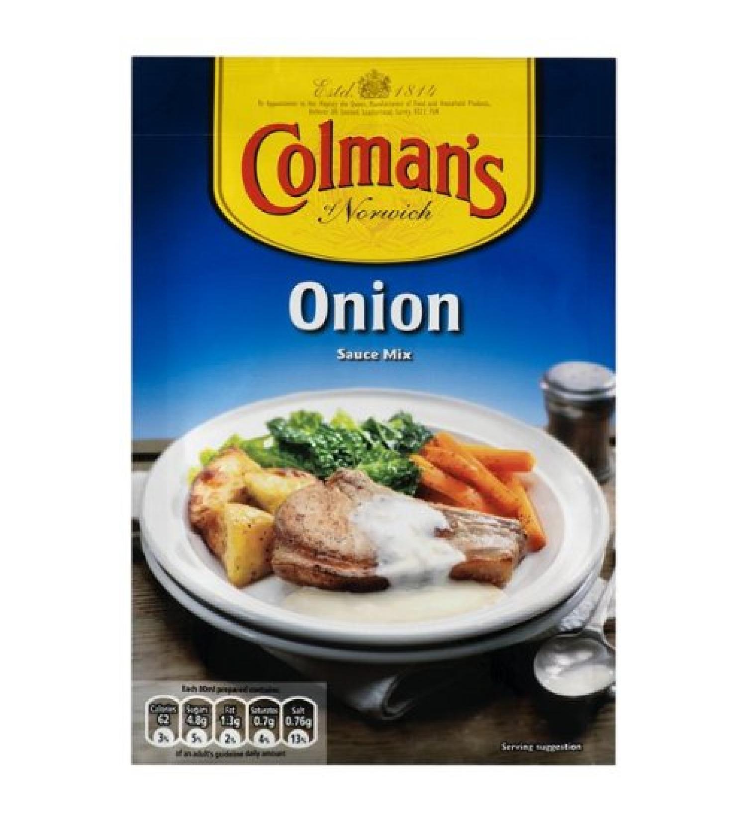 Colman's Colman's of Norwich Pack of 12 Onion Sauce Mixes 35g