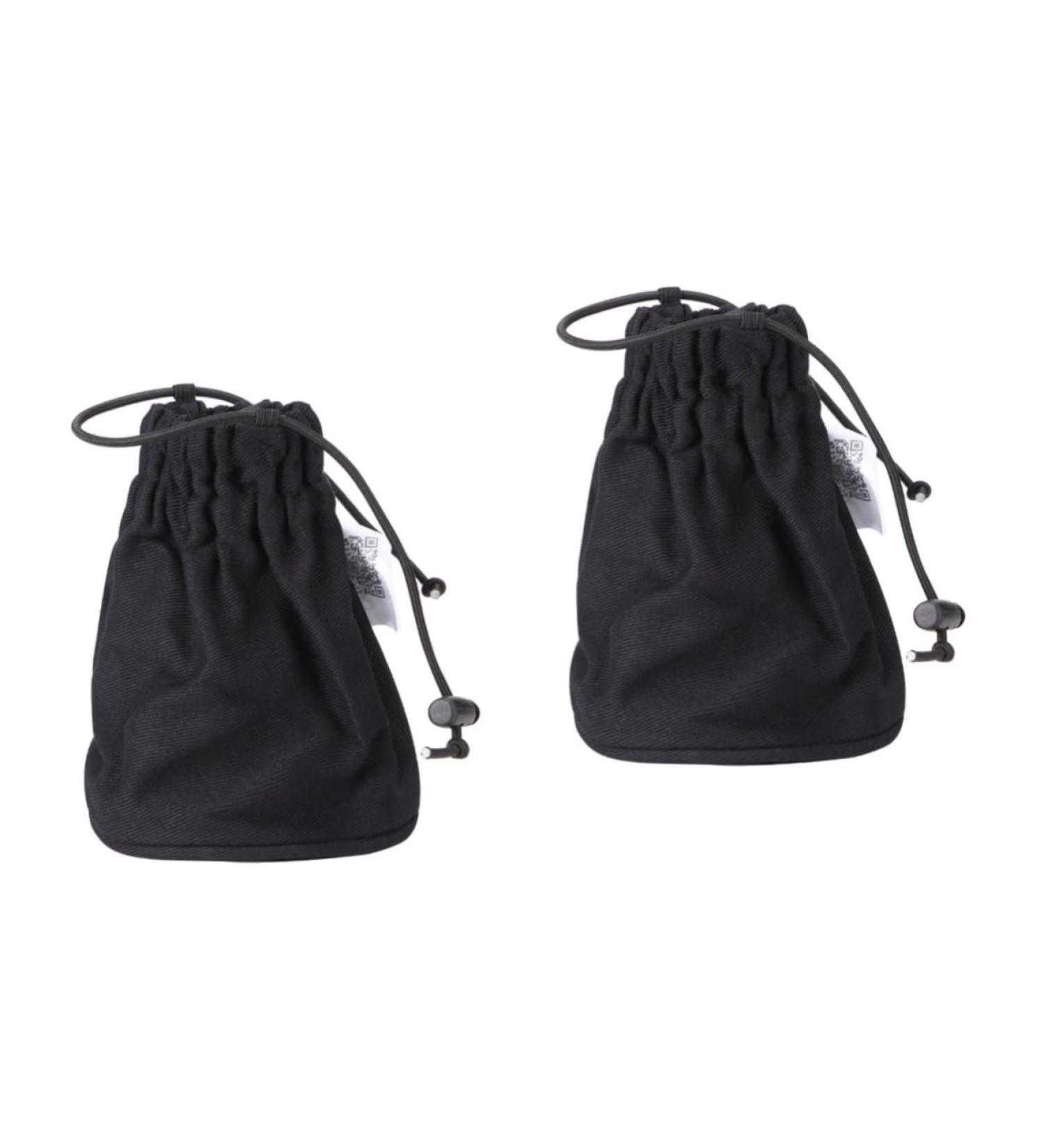 FOMIYES 2 Pcs Hair Dryer for Curly Hair Burlap Bags Drawstring Wind Shield Pocket Travel Bag Stereotypes 13.2*10.3cmx2pcs Blackx2pcs - Buy Online on GoSupps.com