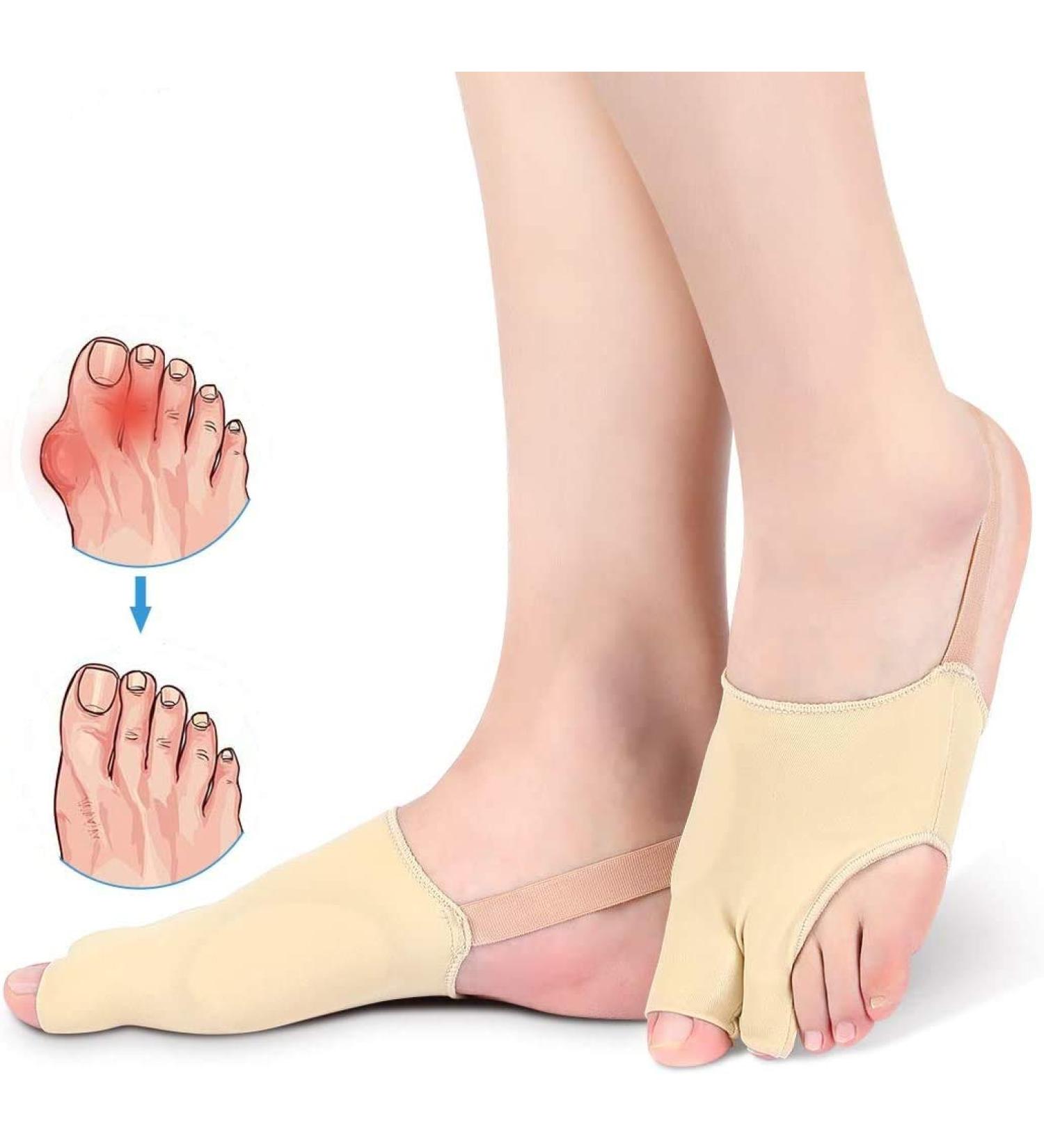 Bunion Corrector | Big Toe Straighteners & Separator for Hallux Valgus | Unique Heel Strap Design | International Shipping Available - Buy Online on GoSupps.com