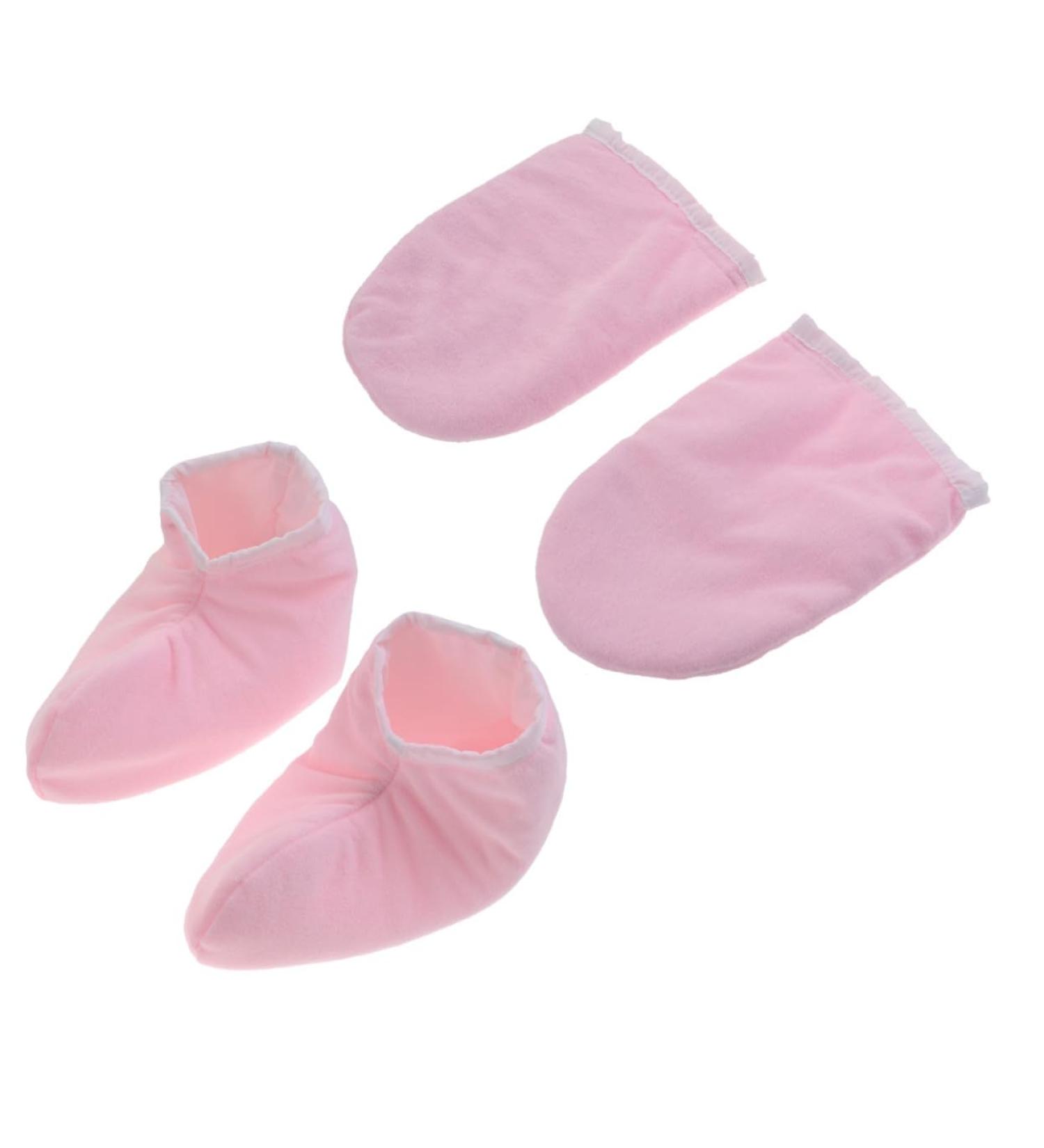 2paires Paraffine Isolants pour Mains Fermeture Pression pour Bains de Paraffine Chauds et Soins de Spa - Buy Online on GoSupps.com