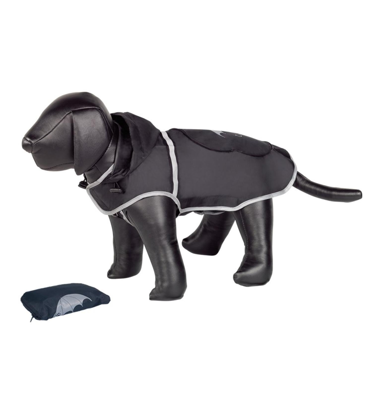 Buy Nobby Raincoat RAINY - Stylish Black Raincoat for Dogs | 26 cm Back Length | International Shipping Available - Buy Online on GoSupps.com