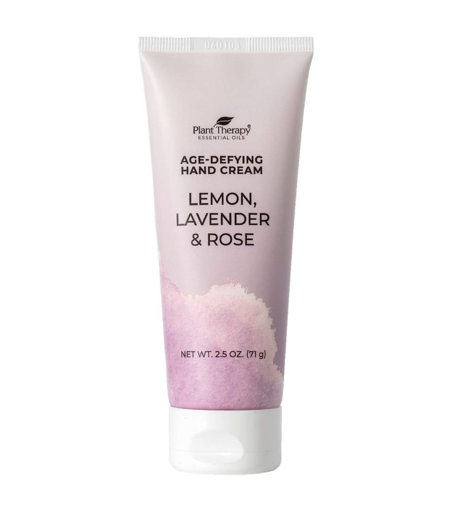Plant Therapy Lemon Lavender Rose Hand Cream - 2.5 oz Age-Defying Cream for Glowing Skin - Buy Online on GoSupps.com