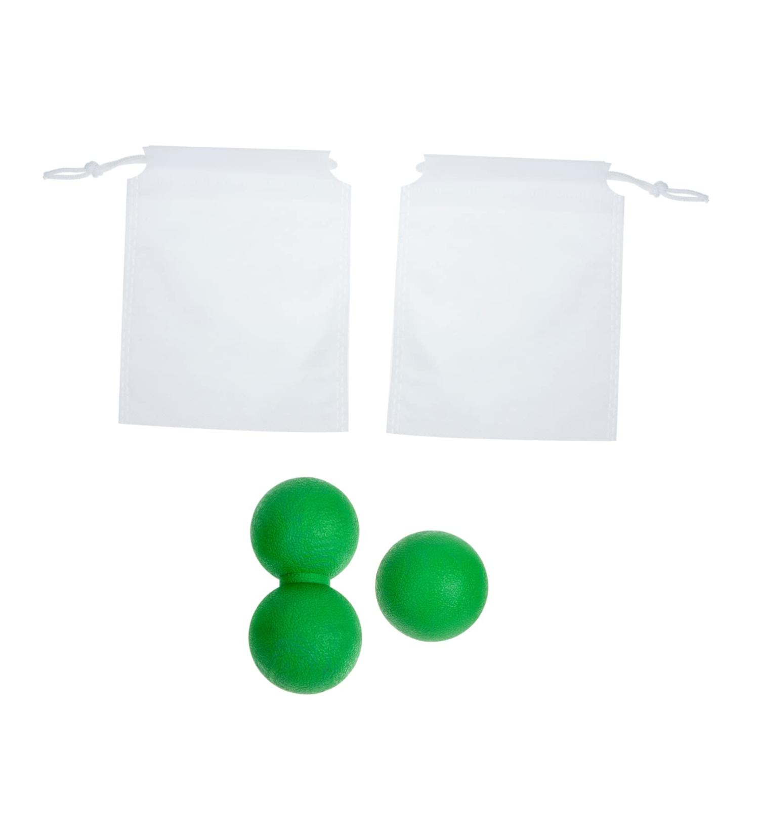 Lalafina Fascia Ball Massage Set | Peanut Fitness Shoulder Massager & Roller Balls | Effective TPE Yoga & Physical Therapy Devices for International Shipping - Buy Online on GoSupps.com