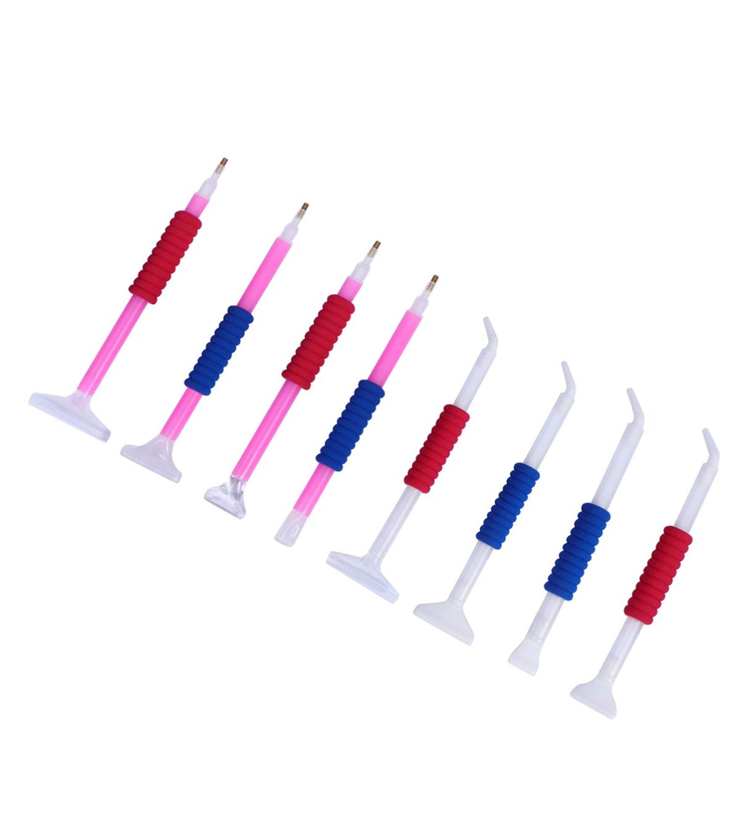 Exceart 8-Piece Curved Diamond Painting Pencil Set - Premium Tools for Diamond Embroidery & Drawing - Buy Online on GoSupps.com