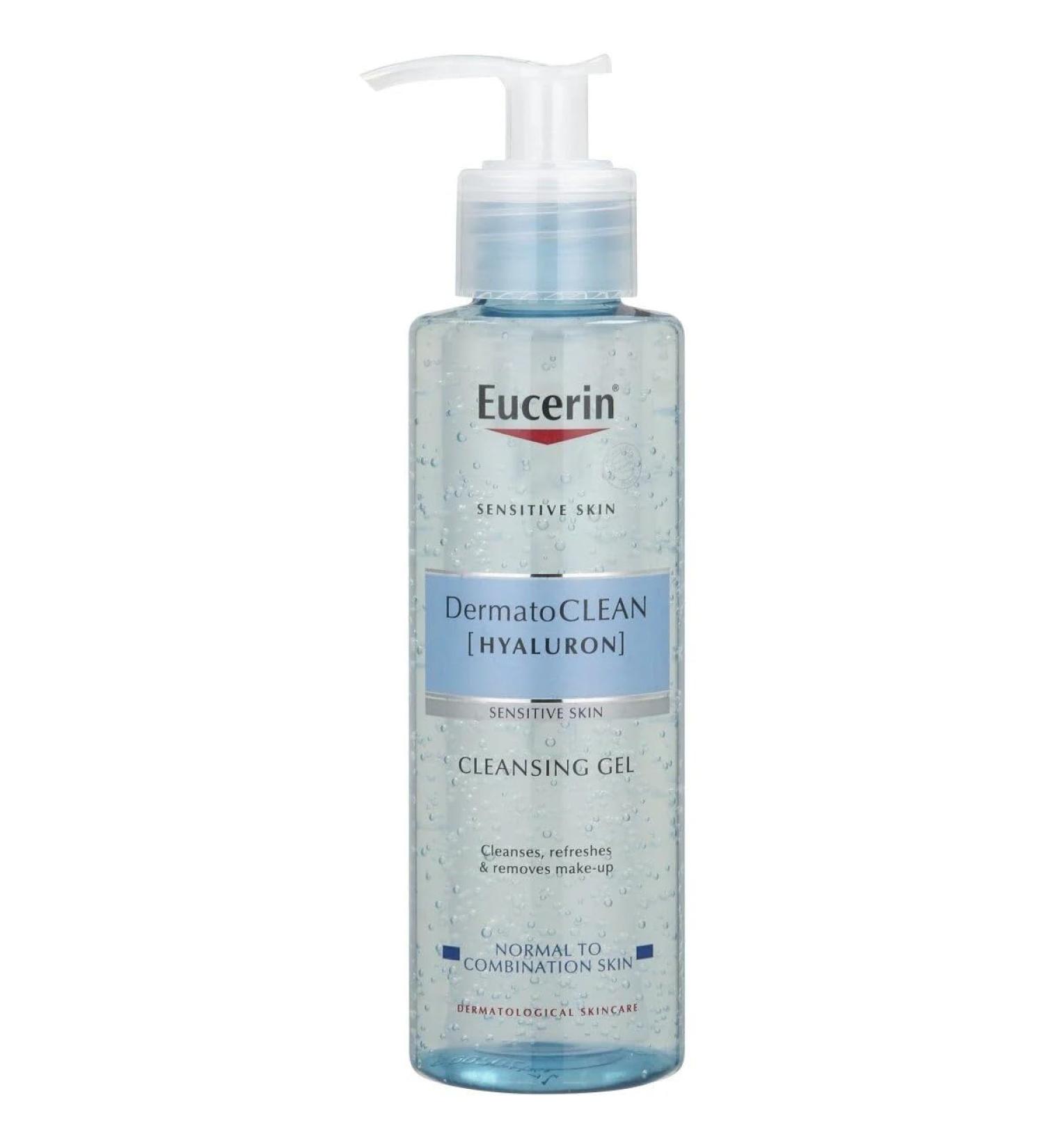 Eucerin DermatoClean Refreshing Cleansing Gel 200ml - Gentle Face Wash for All Skin Types | International Shipping Available - Buy Online on GoSupps.com
