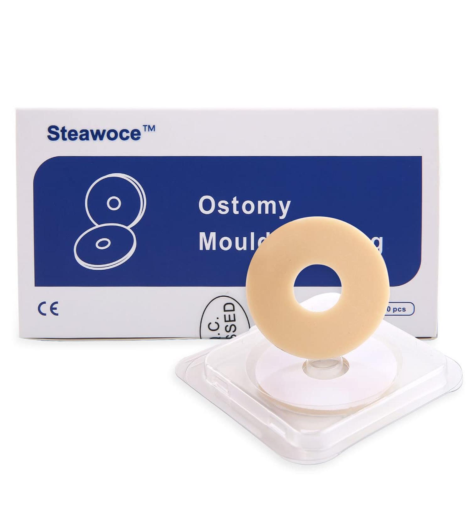 Ostomy Barrier Rings - Mouldable Colostomy Rings for Stoma Care | Prevent Leakage - Pack of 10 - Buy Online on GoSupps.com