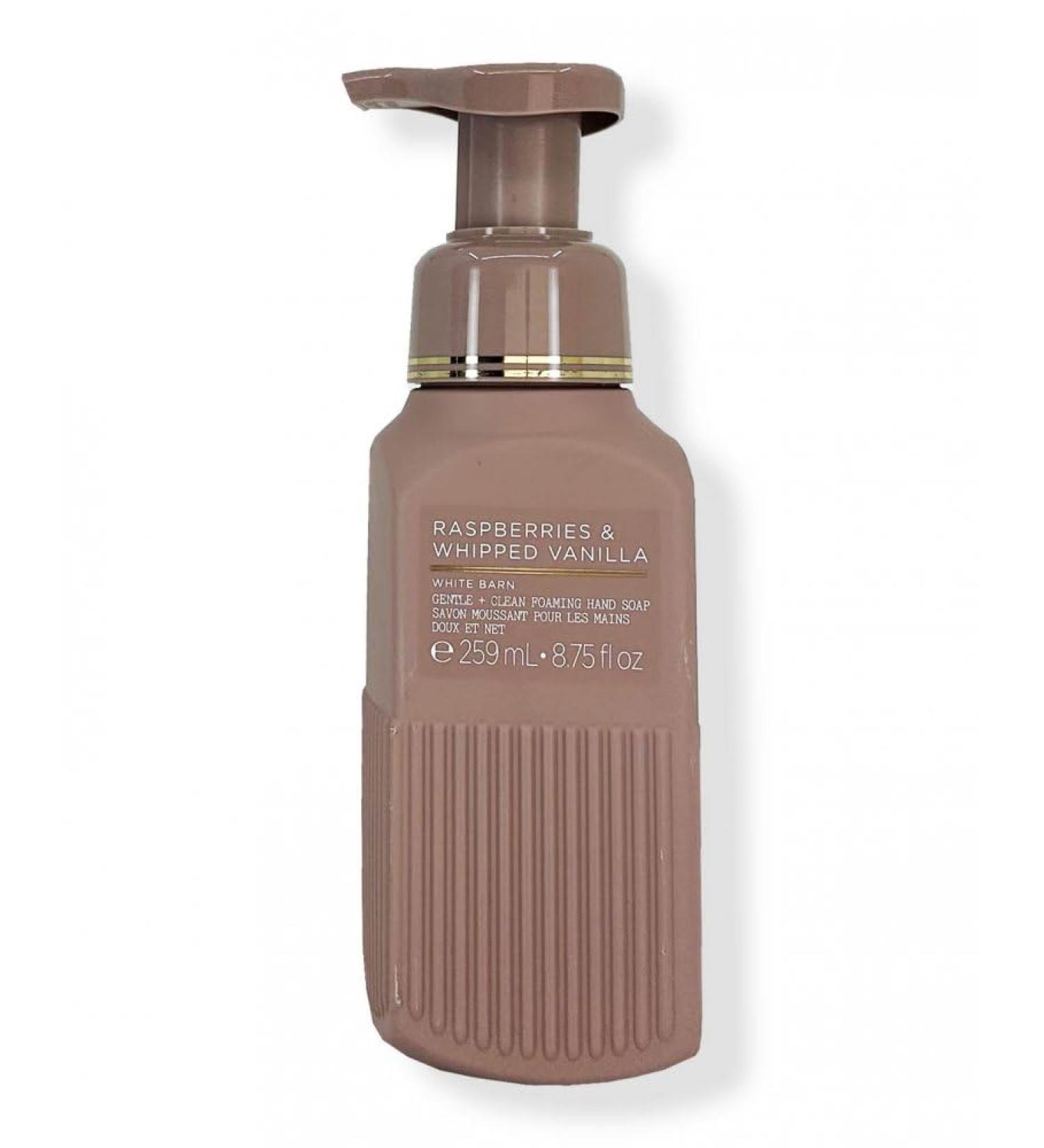 White Barn RASPBERRIES & WHIPPED VANILLA Gentle & Clean Foaming Hand Soap 8.75 fl oz / 259 mL