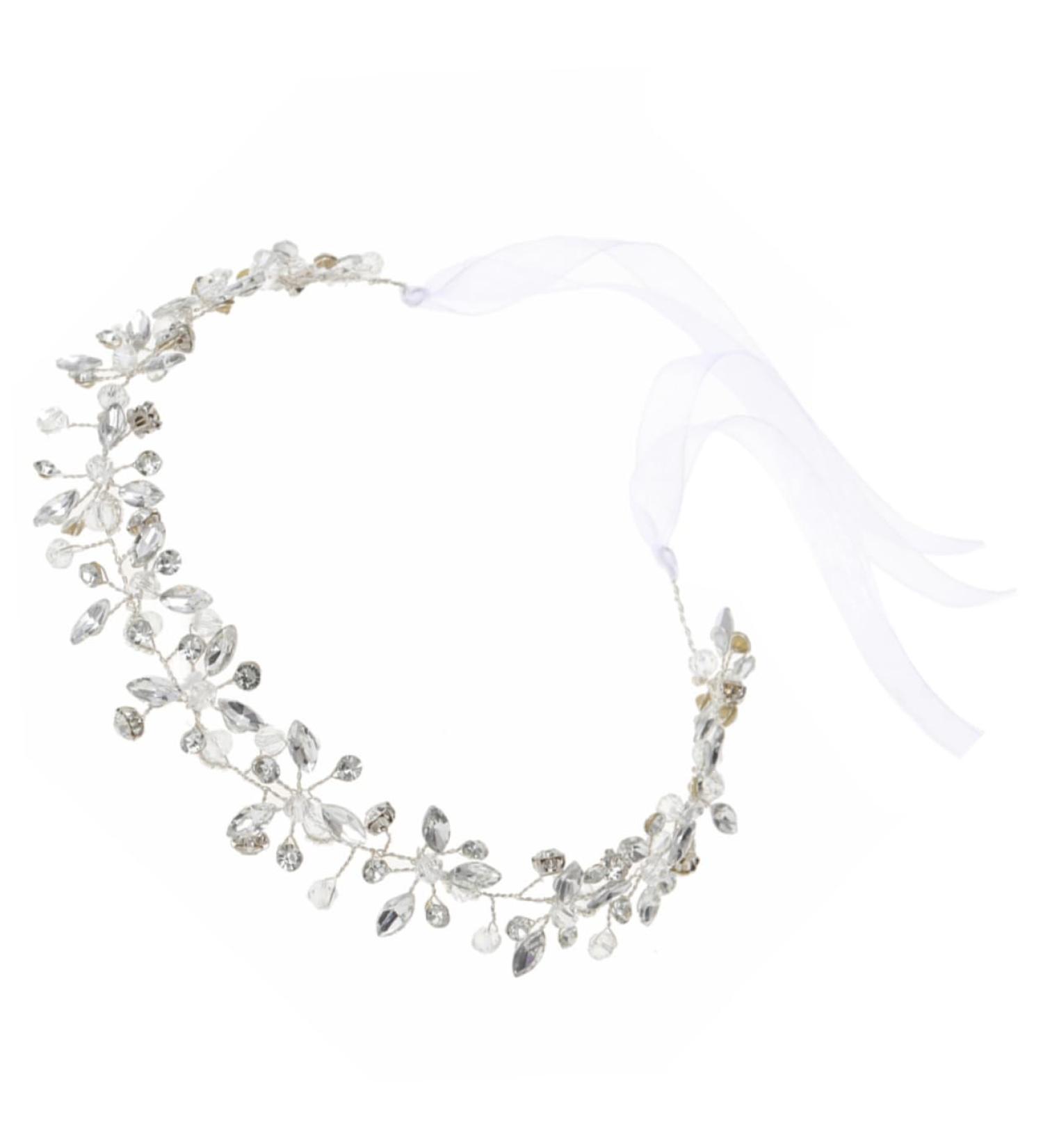 FRCOLOR Crystal Headpiece Wedding Hair Vine Bride Hair Accessory Hair Accessory for Women Bridal Headpiece Bride Headpiece Wedding Jewelry for Bride Metal Miss Manual Accessories - Buy Online on GoSupps.com