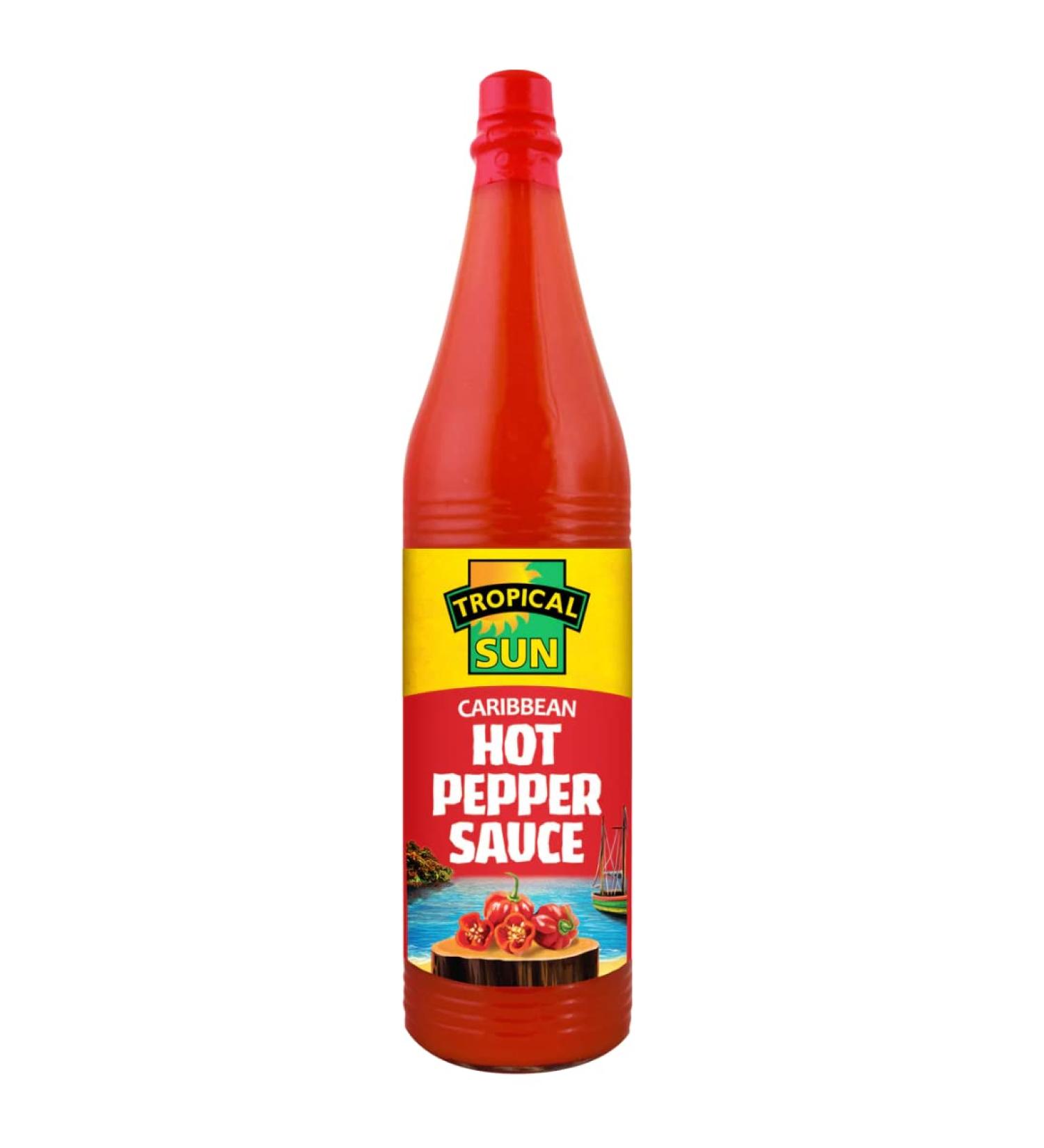 2 x Tropical Sun Caribbean Hot Pepper Sauce 12 x 85ml