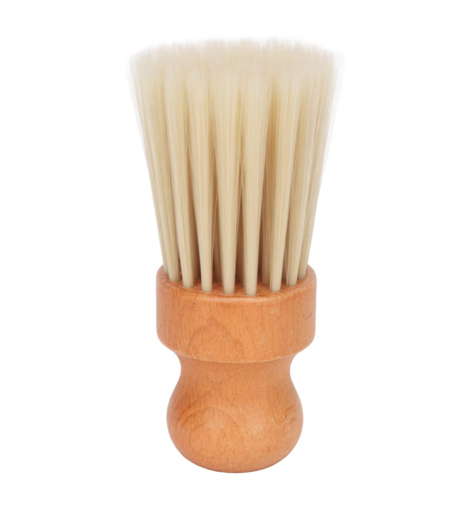 Razor Brush for Home Salon - Soft Bristle Beech Wood Shaving & Hairdressing Brush | Barber-Grade Men's Grooming Tool - Buy Online on GoSupps.com