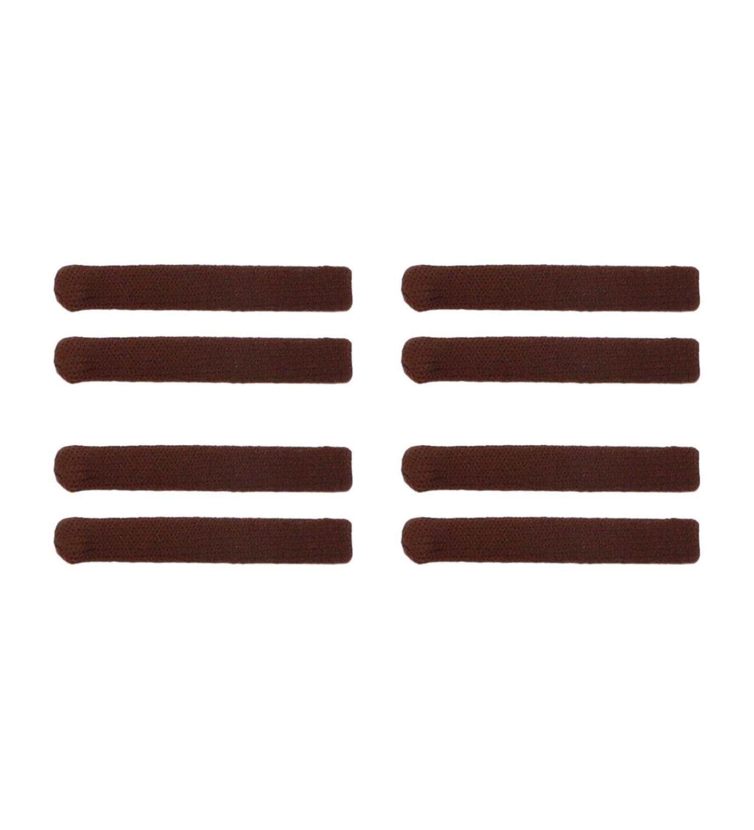 Perfeclan 4 Pairs Eyeglass Temple Holders - Elastic Grip Pads & Ear Pads for Sunglasses in Brown - Secure Eyewear Accessories for Comfort - Buy Online on GoSupps.com