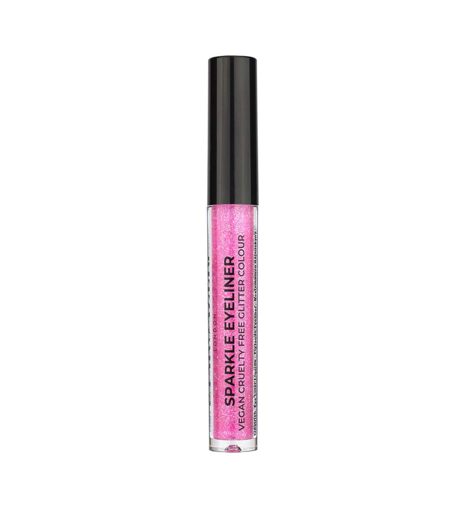 Stargazer Vegan liquid eyeliner glitter fast drying with extremely fine tip pink - Buy Online on GoSupps.com