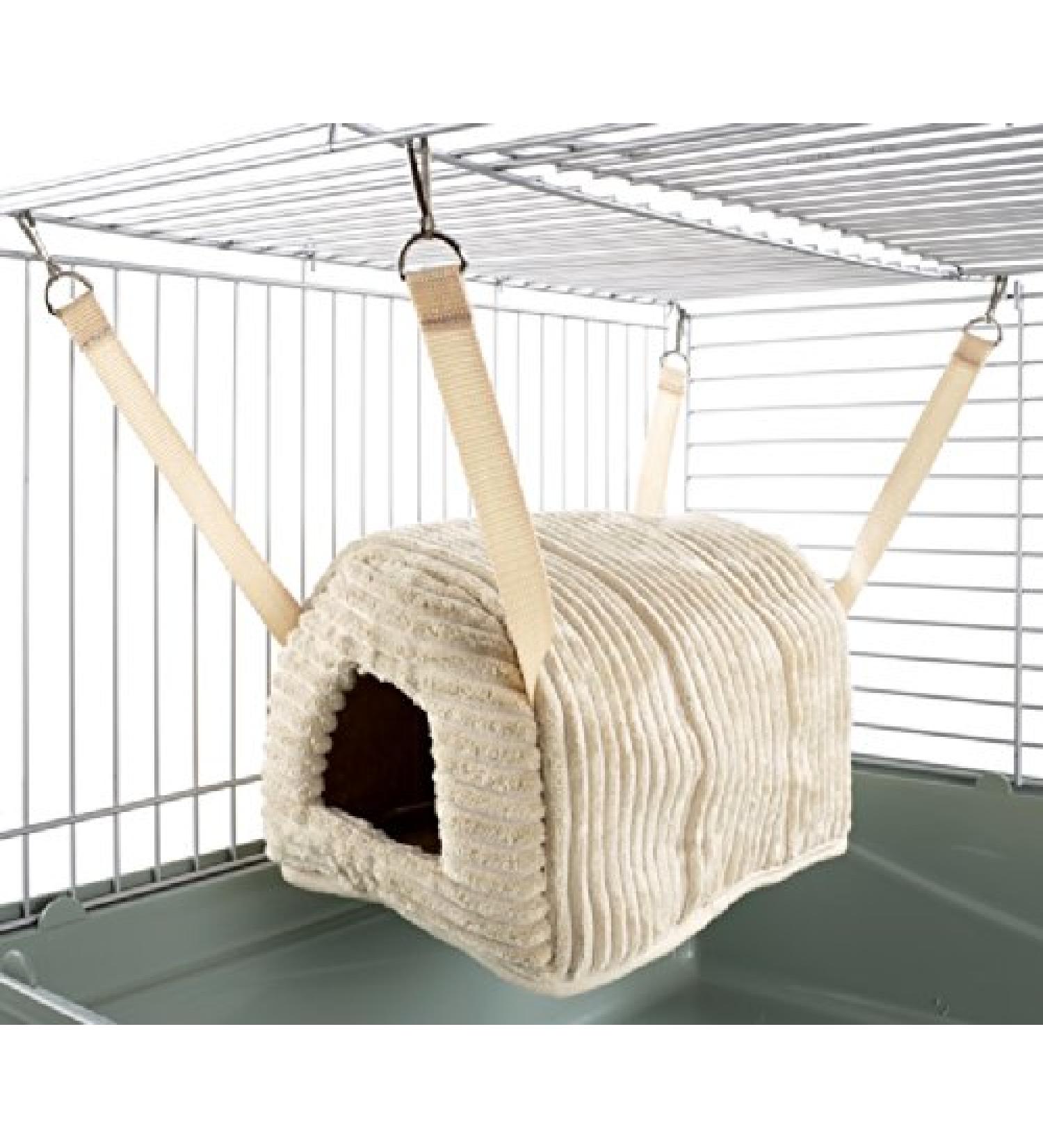 Little Friends Cuddle Up Rat Chinchilla Igloo Luxury Cream Small