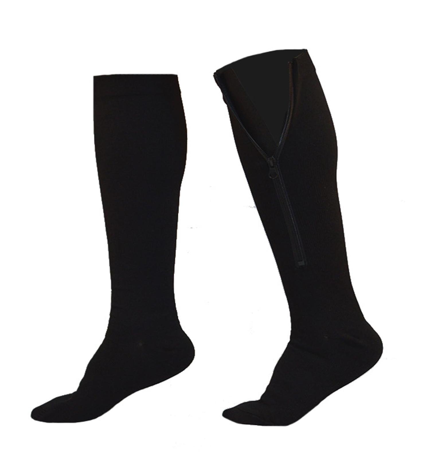 Buy Mdrcg Compression Socks with Zipper - Support Stockings for Men & Women | International Shipping Available - Buy Online on GoSupps.com