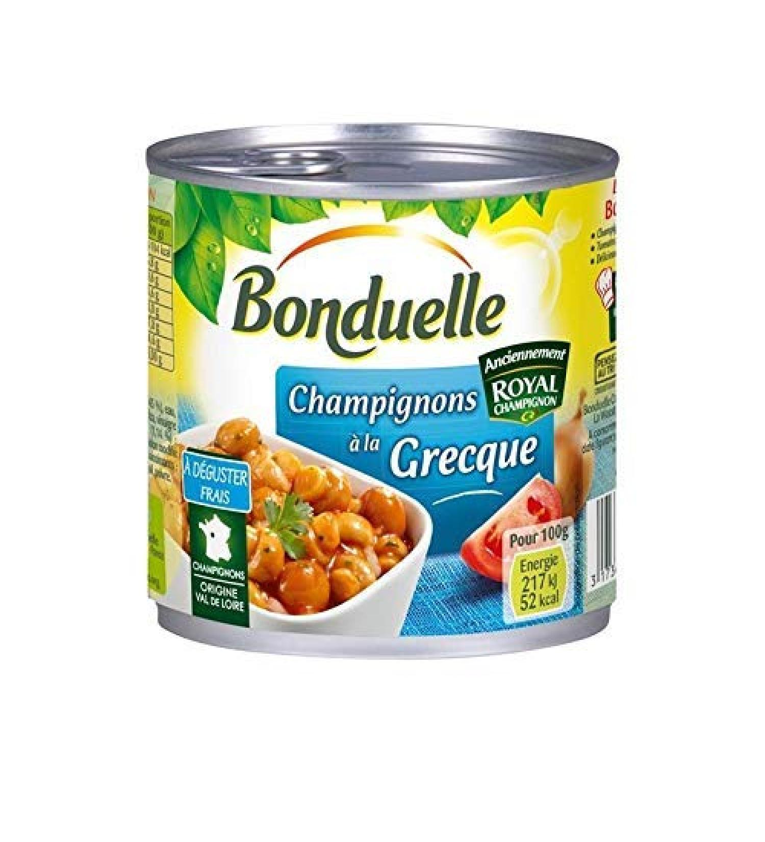 BONDUELLE - Greek-Style Paris Mushrooms Box 400G - Pack of 2 - Buy Online on GoSupps.com