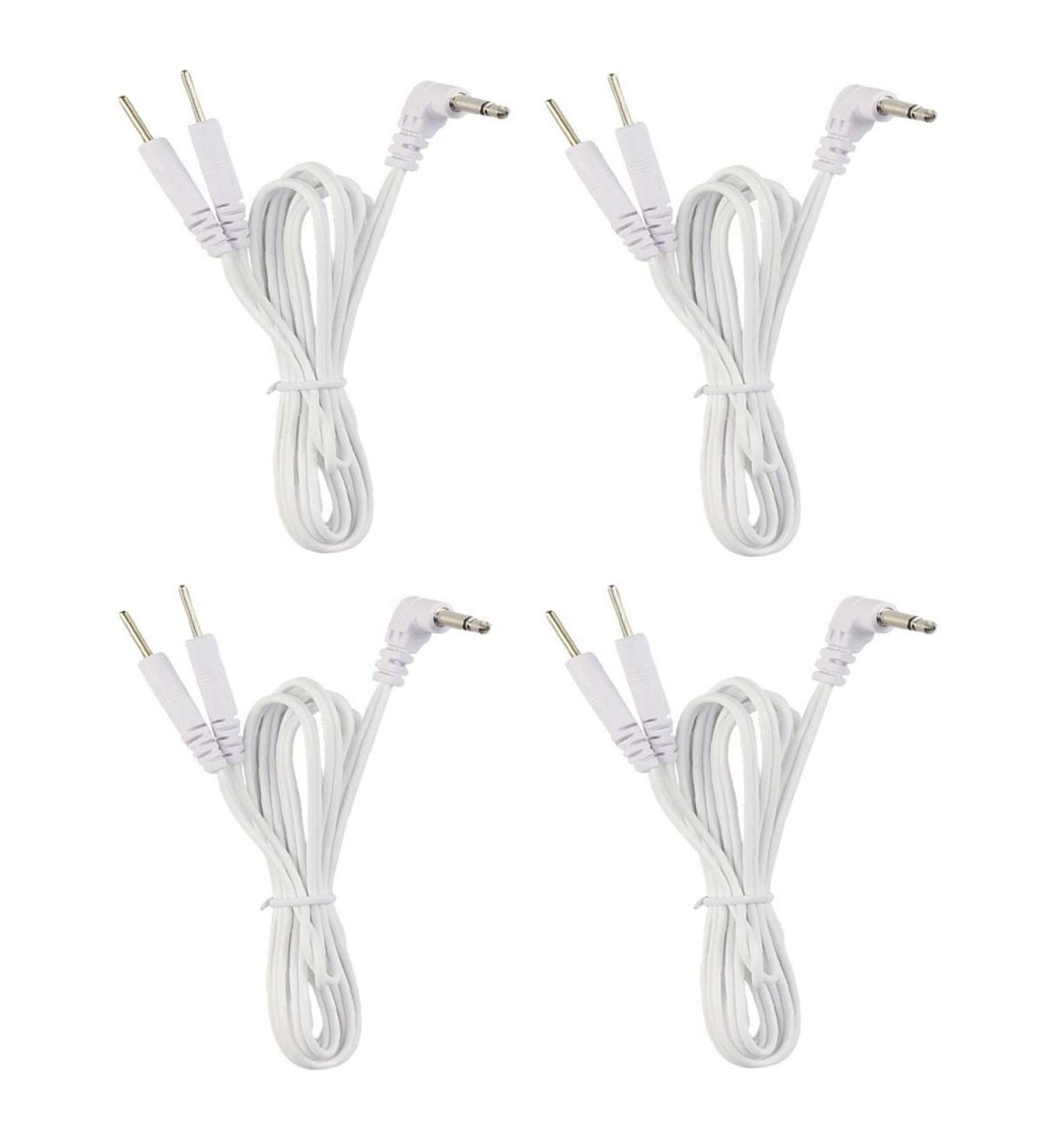 Buy TENS Wire Cable Plug DC 3.5 mm Pin - 2 mm Connection for TENS Unit Physiotherapy Device (4 Pieces) - International Shipping Available - Buy Online on GoSupps.com