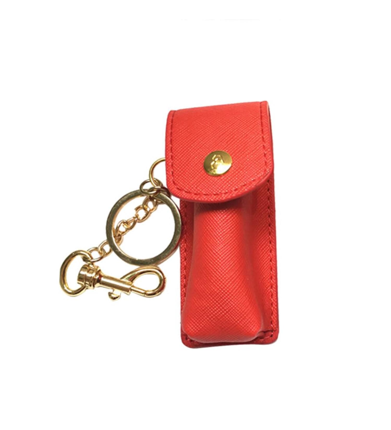 Lipstick Keychain Holder | Lip Balm Keychain | 2pcs Red Pouch Bags for Women | Purse Storage Solutions - Buy Online on GoSupps.com