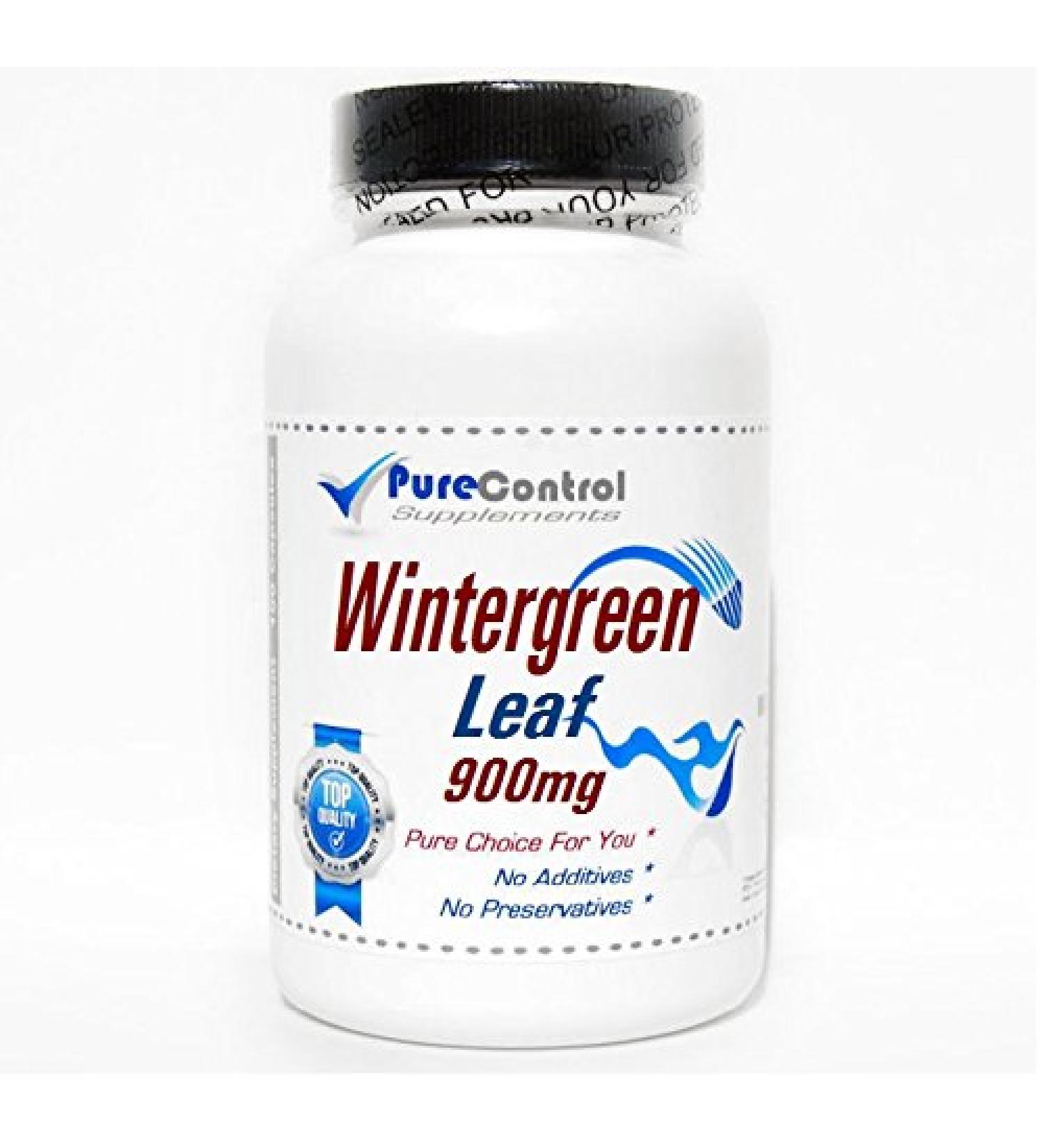 Wintergreen Leaf 900mg // 180 Capsules // Pure // by PureControl Supplements