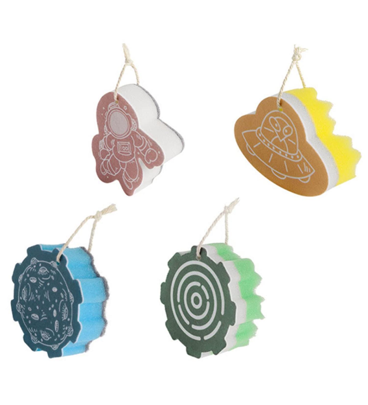 Utensils Multi Sided Scrubbing Scouring Stick Pans Non- Dishwashing Dishes Rags Supplies Wipe Sponges Washing Double- Pads Cookware Planet Non Pan Car Veggies Cleaning Pot As Shown - Buy Online on GoSupps.com