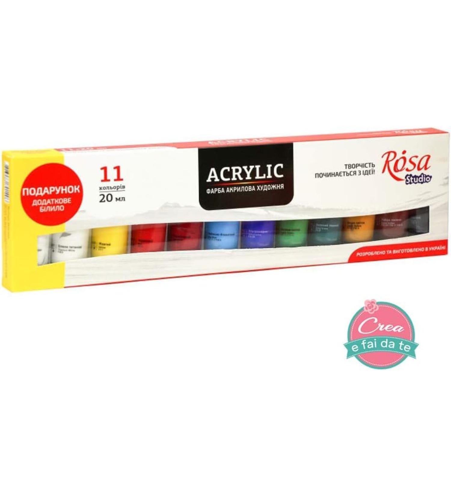 Rosa Studio Rosa Studio Acrylverf Set 11x20ml