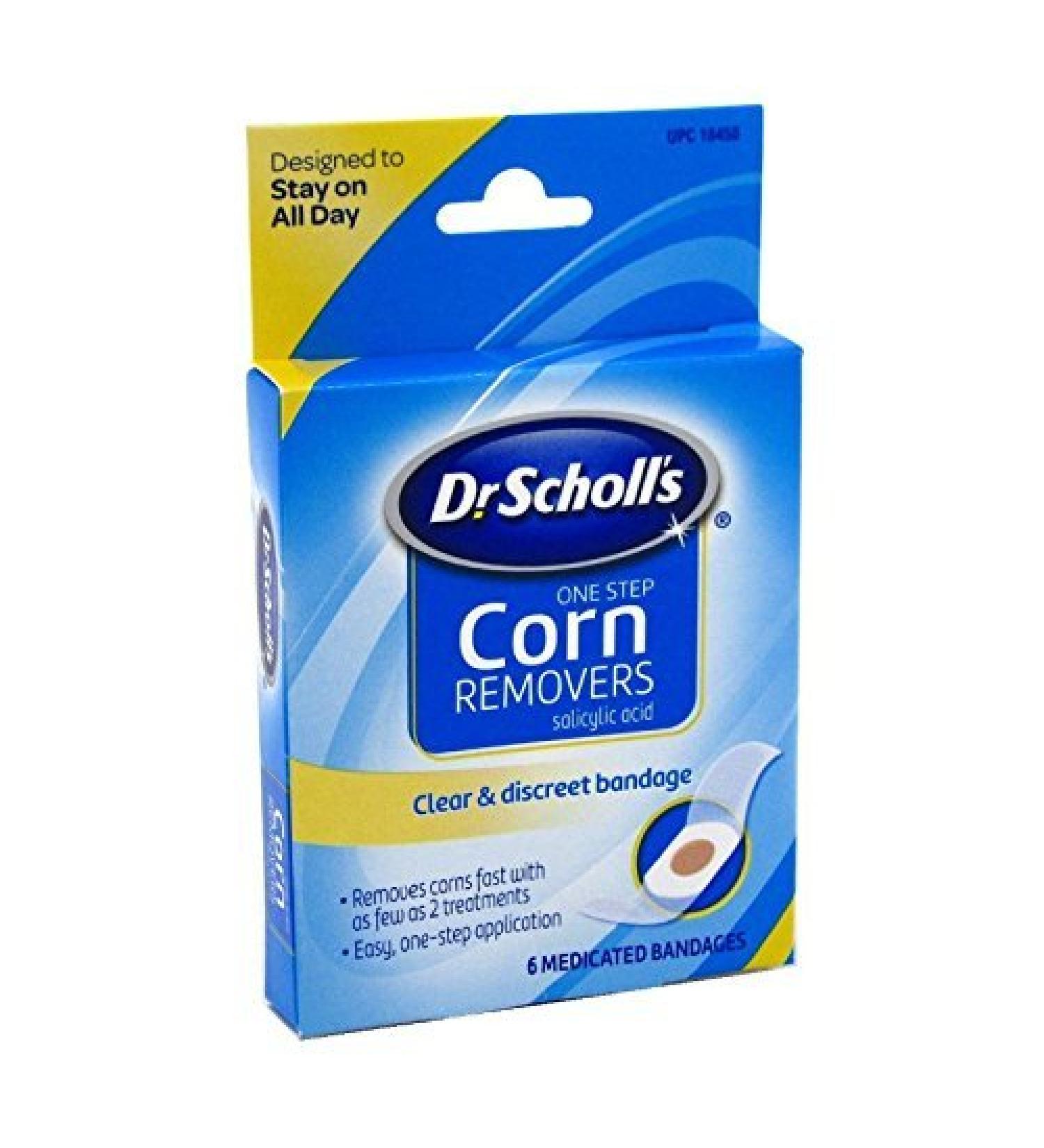 Dr. Scholl's OneStep Corn Removers 6 Each ( Pack of 4)