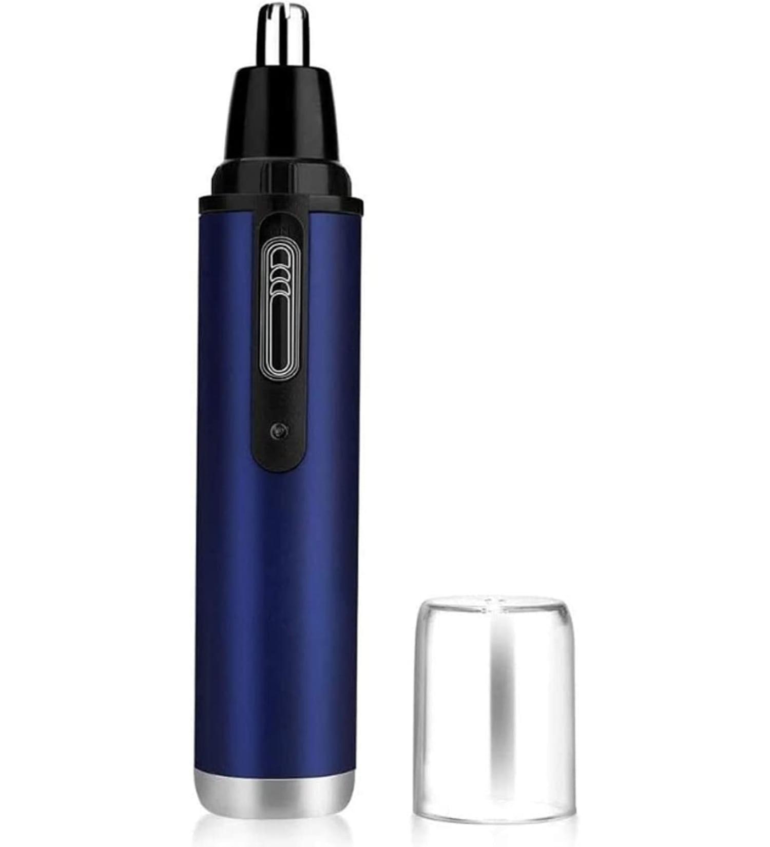 Portable USB Rechargeable Ear and Nose Hair Trimmer for Men & Women | Facial Hair Grooming with Protective Cover - Buy Online on GoSupps.com