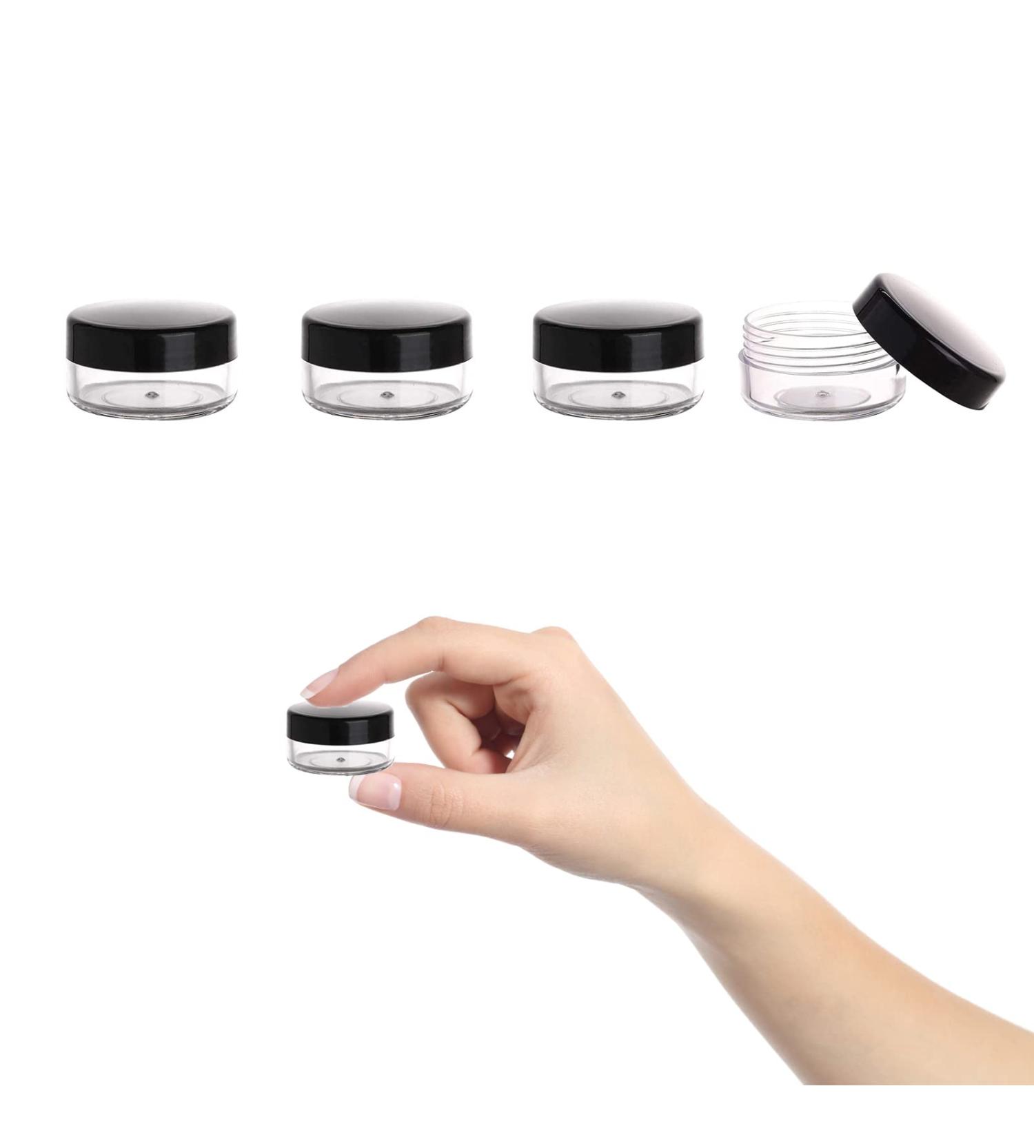 Sample Pots for Cosmetics 4 PCS 10 Gram Small Pots with Lids Make up Pots Little Pots with Lid Sample Jars with Lids Plastic Makeup Sample Containers BPA Free Makeup Pot - Buy Online on GoSupps.com