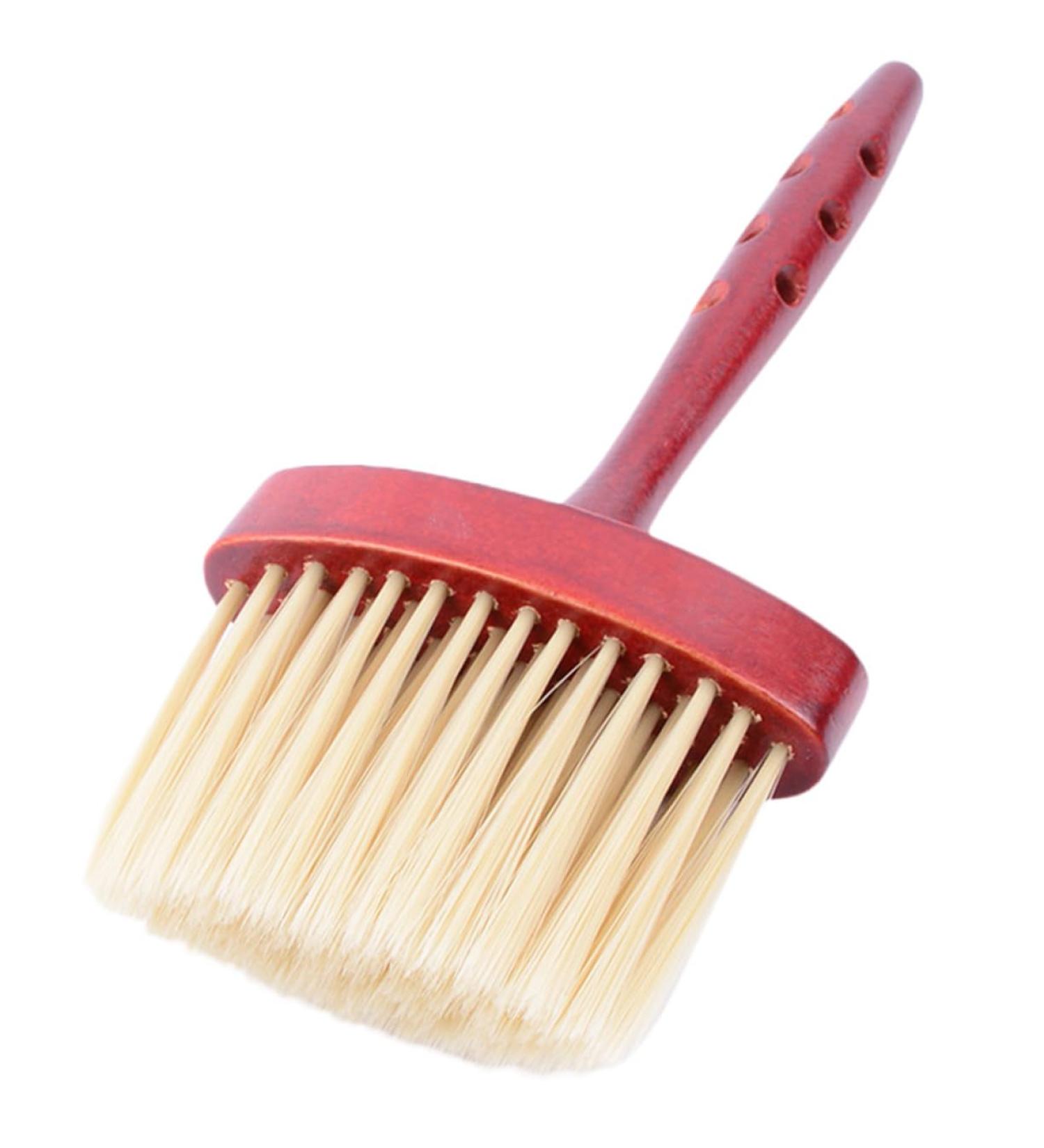 Angoily Hair Brush Hairdressing Cleaning Brush Cleaning Duster Hairdressing Brush Diffuser Hair Cleaner Brush Barber Supplies Fade Comb Hair Cutting Duster Hairdressing Tool Man Neck Wood - Buy Online on GoSupps.com