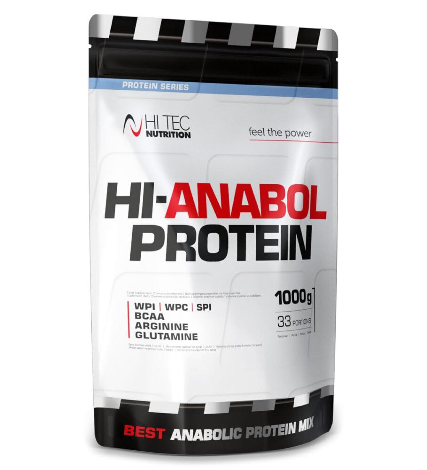 Hi Tec Nutrition Hi Anabol Protein 91% - Muscle Mass Growth & Fat Burning - Low Fat Banana Powder (1000g) - Buy Online on GoSupps.com