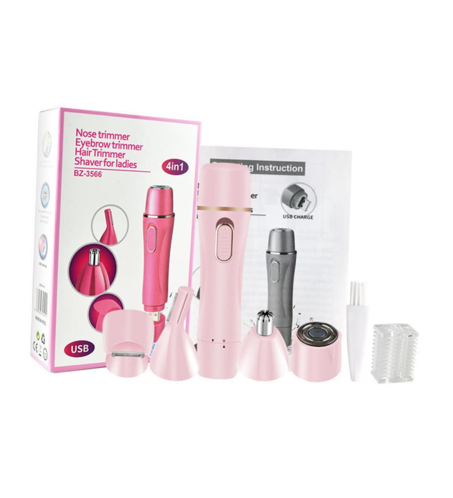 Ipetboom 1 Set Electric Eyebrow Trimmer & Body Razor for Women - Cordless Face & Lip Razor Tool in Pink - Buy Online on GoSupps.com