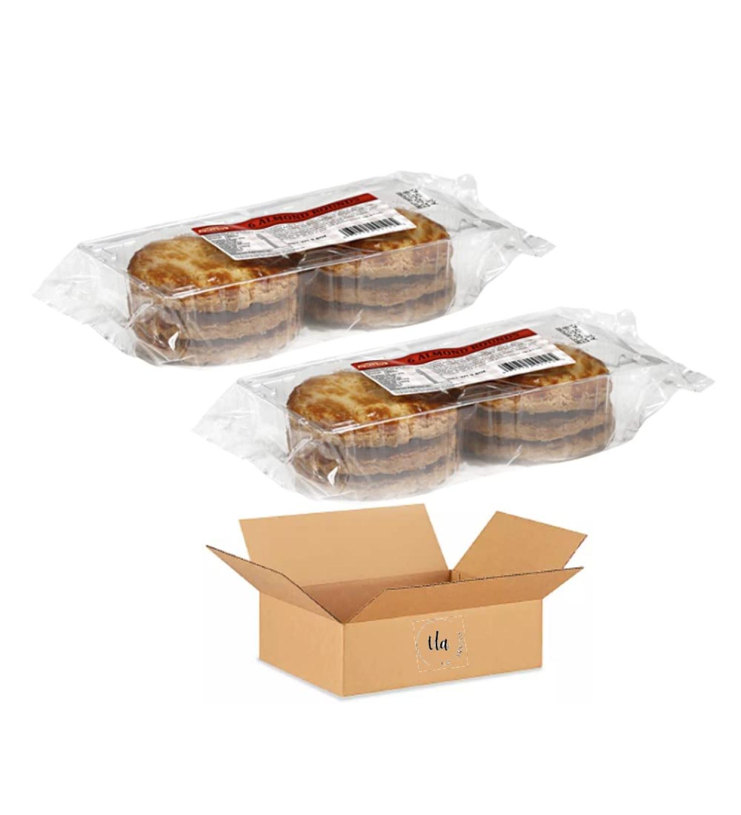 Aviateur Almond Rounds Cookie | Gevulde Koeken 6 Count - Pack of 2 - Buy Online on GoSupps.com