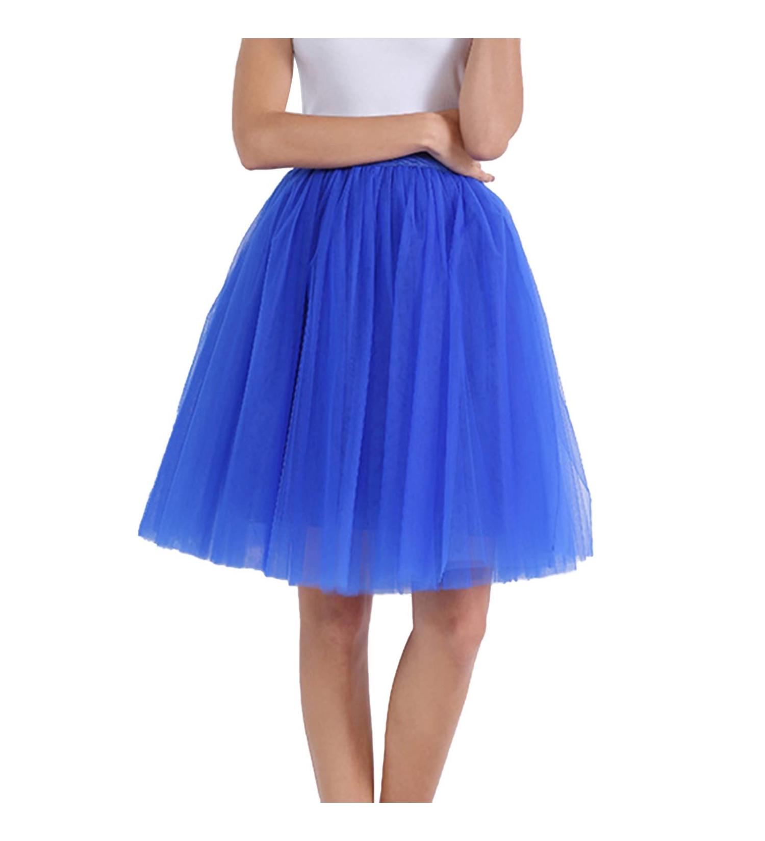 Shop Hehiy Dance Rock Sequins Tulle Skirt - Women's 3-Layer Carnival Costume & 80s Inspired Petticoat Tutu Dress - Buy Online on GoSupps.com