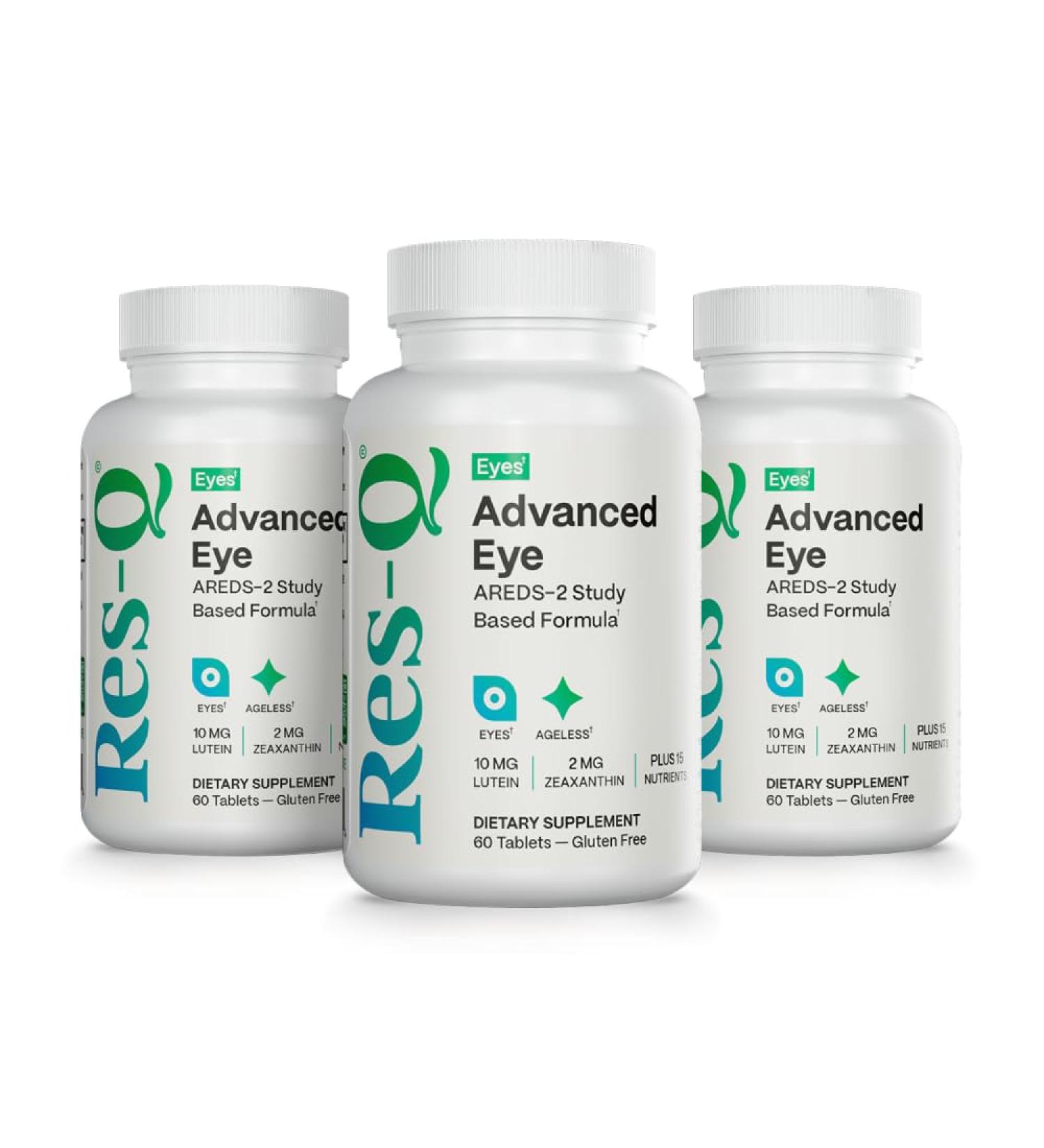 Res-Q Advanced Eye Support with 14 Critical Eye Nutrients 3-Pack
