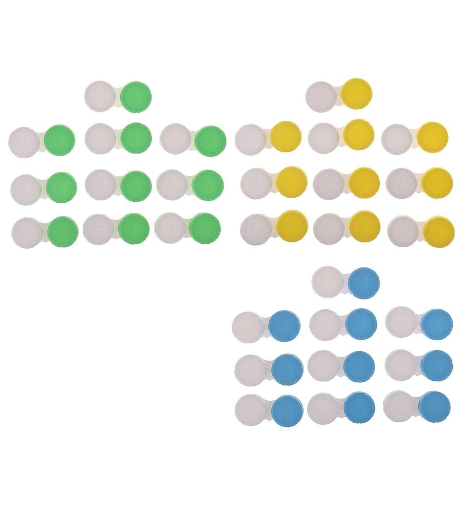 Harayaa 30 Lens Cases - Colorful Blue & Green - Durable & Stylish for International Shipping - Buy Online on GoSupps.com