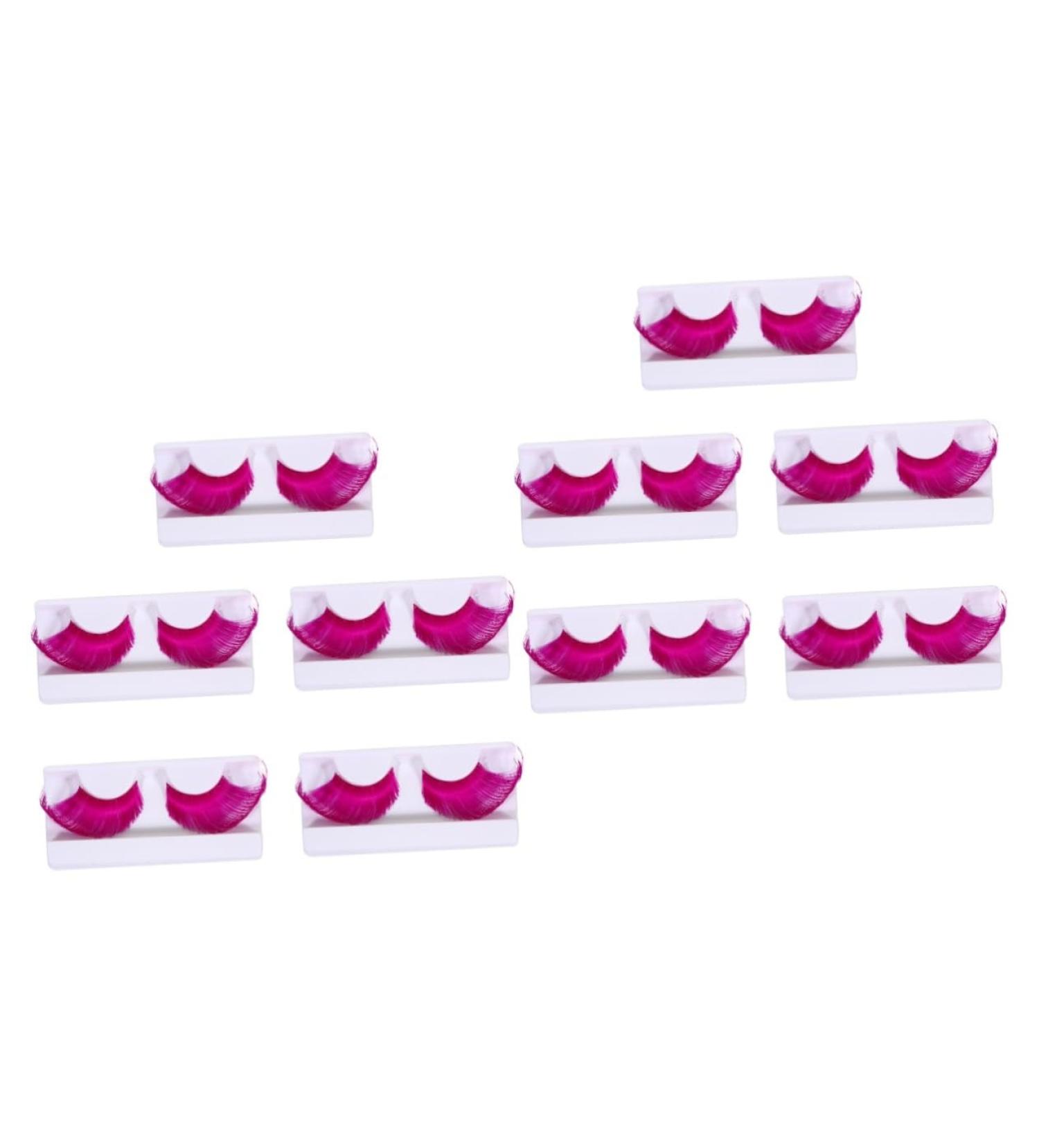 Didiseaon 10 Pairs halloween extra long false eyelashes lashes 3d eyelashes curly Fake Eyelashes set Miss - Buy Online on GoSupps.com