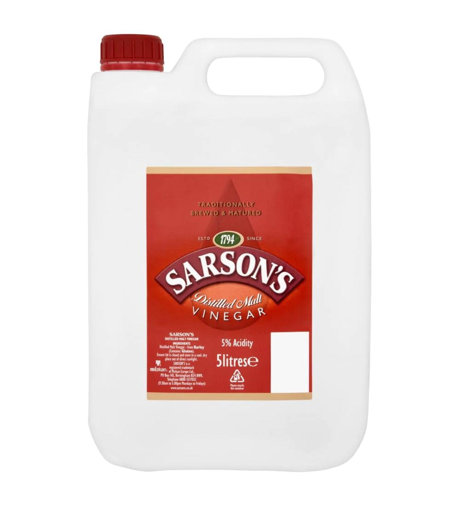 Sarson's Distilled Malt Vinegar 5 Litres