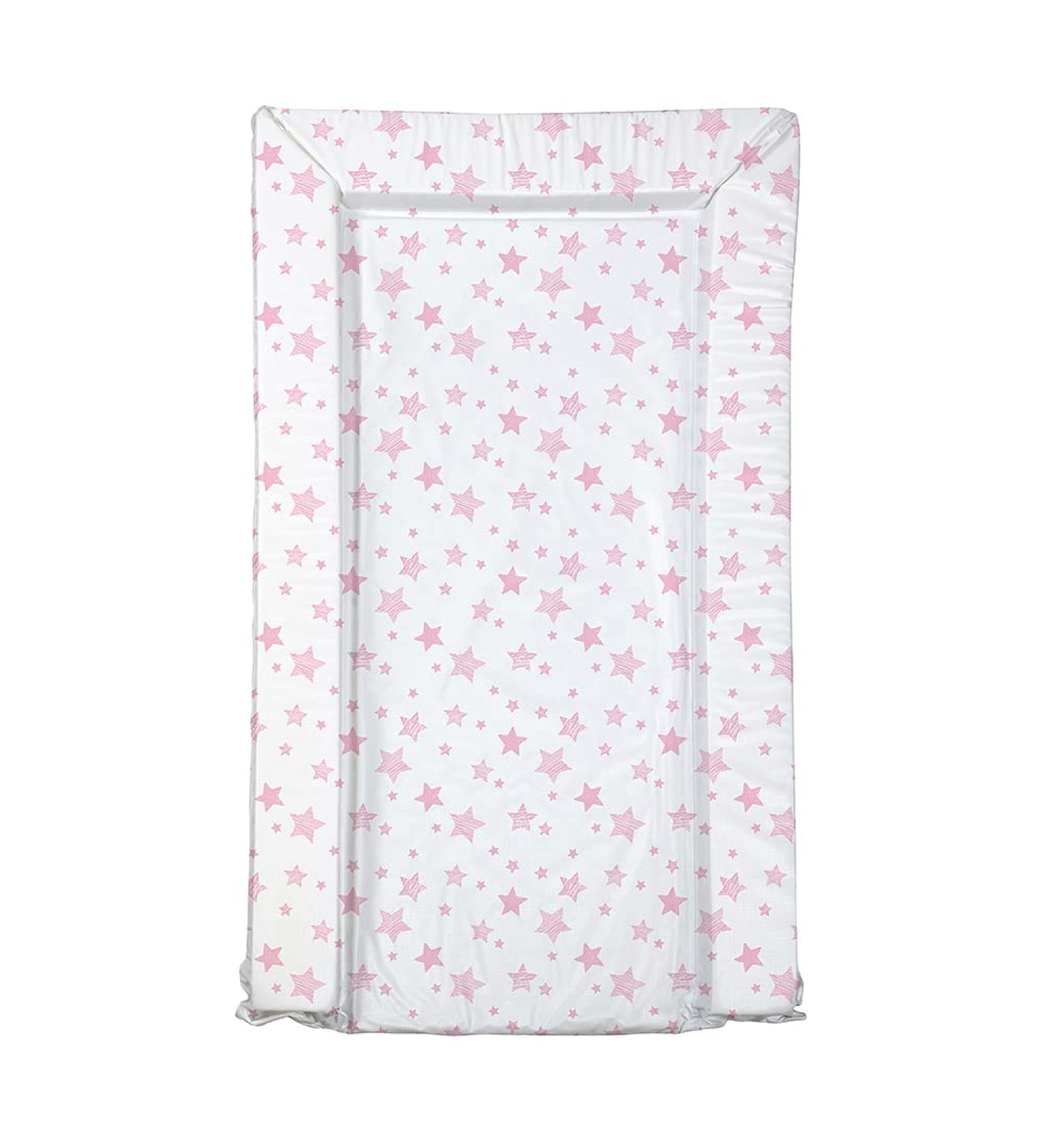 East Coast Nursery Ltd Pink Star Changing Mat Pink 72x41 cm (Pack of 1)