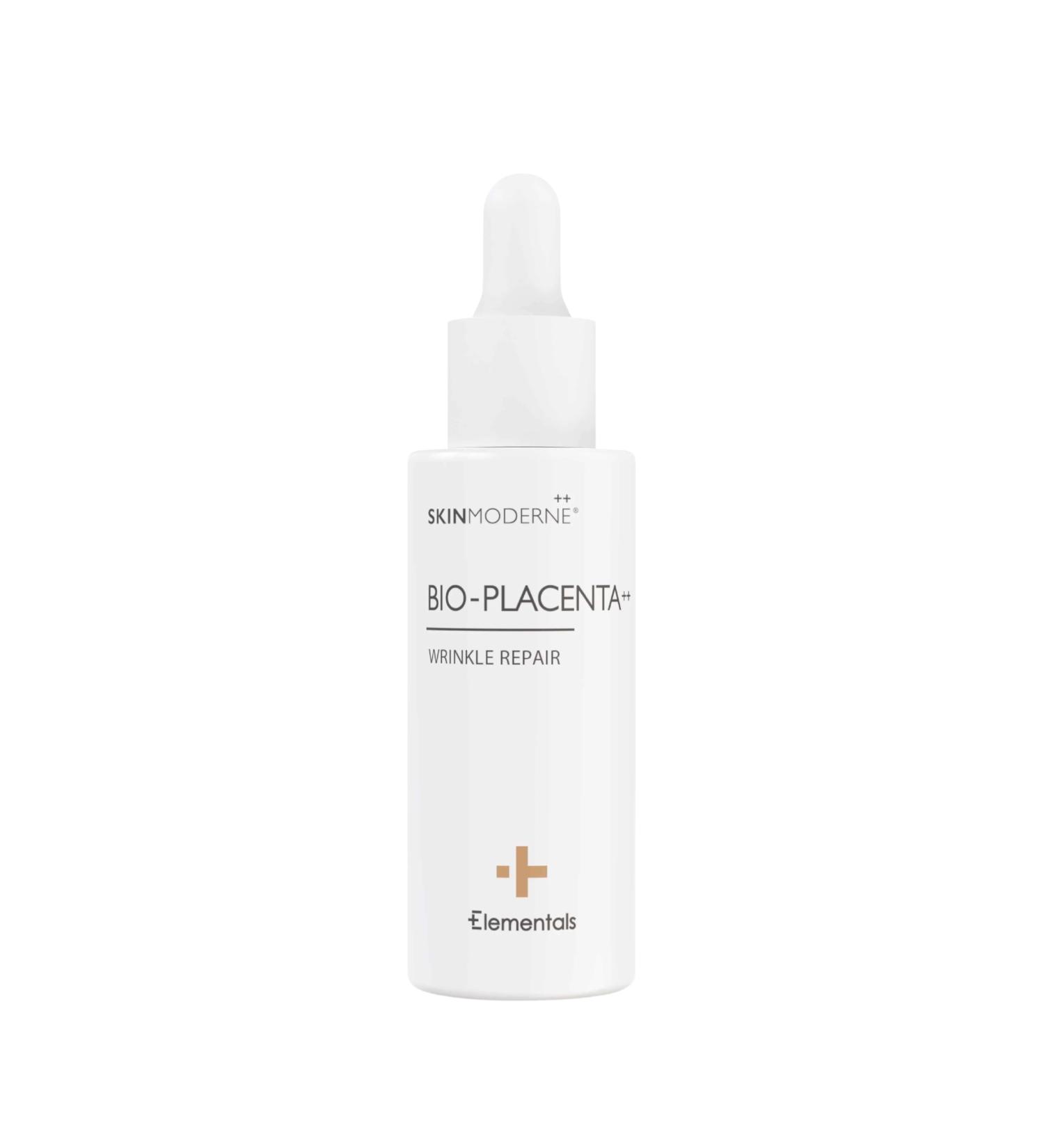 SKIN MODERNE++ Bio-Placenta Serum - Vitamin C & Hyaluronic Acid - Vegan Plant-Based Skincare - Hydrating 30ml - Buy Online on GoSupps.com