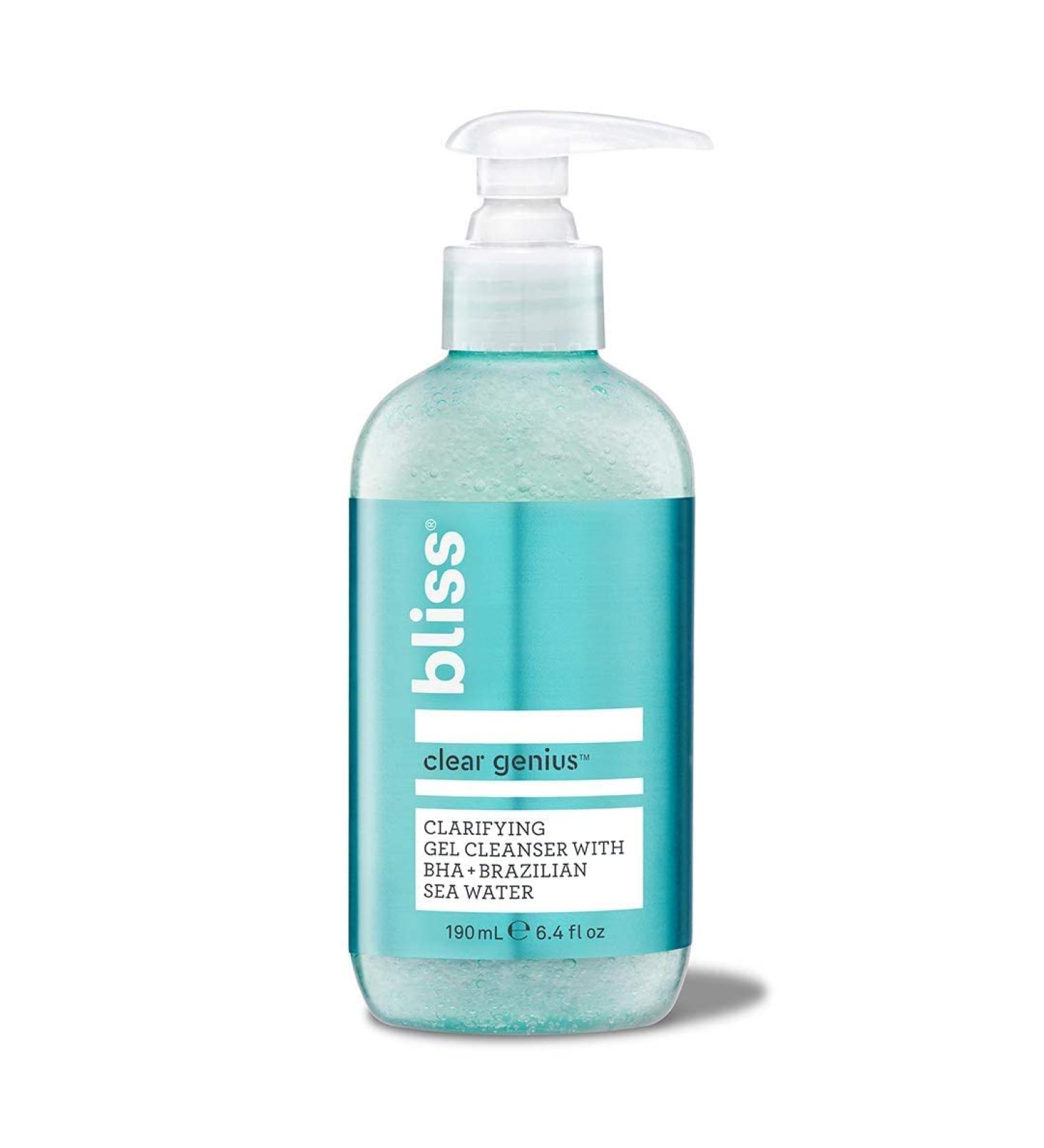 Bliss Clear Genius Clarifying Gel Cleanser - Non-Irritating, Vegan, Cruelty-Free, Paraben-Free | 6.4 oz - Buy Online on GoSupps.com