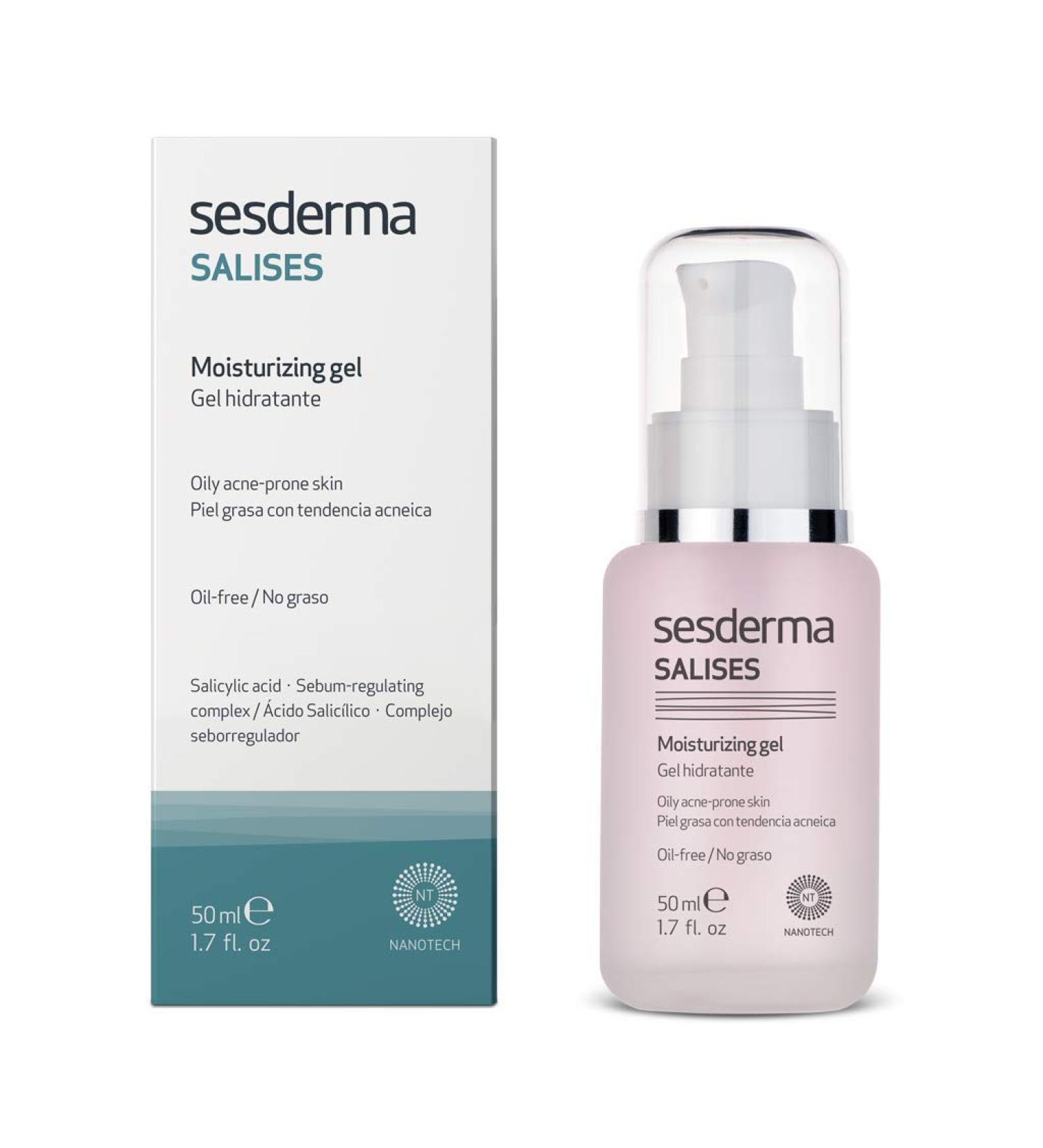 Sesderma SALISES Moisturizing Gel Cream  1.7 Fl Oz (Pack of 1)