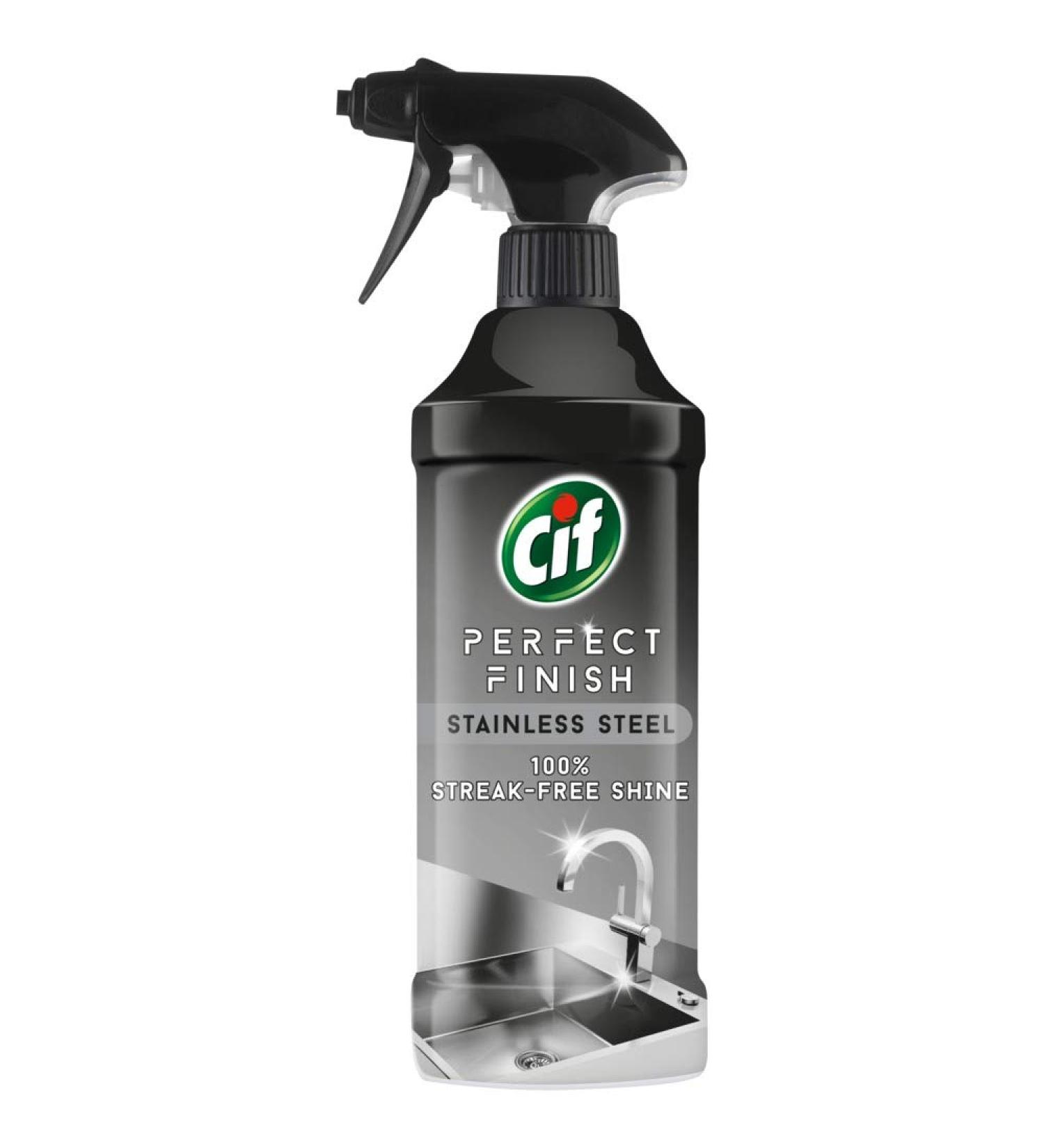 Cif Stainless Steel Specialist Cleaner Spray 460g - Pack of 1 - Buy Online on GoSupps.com
