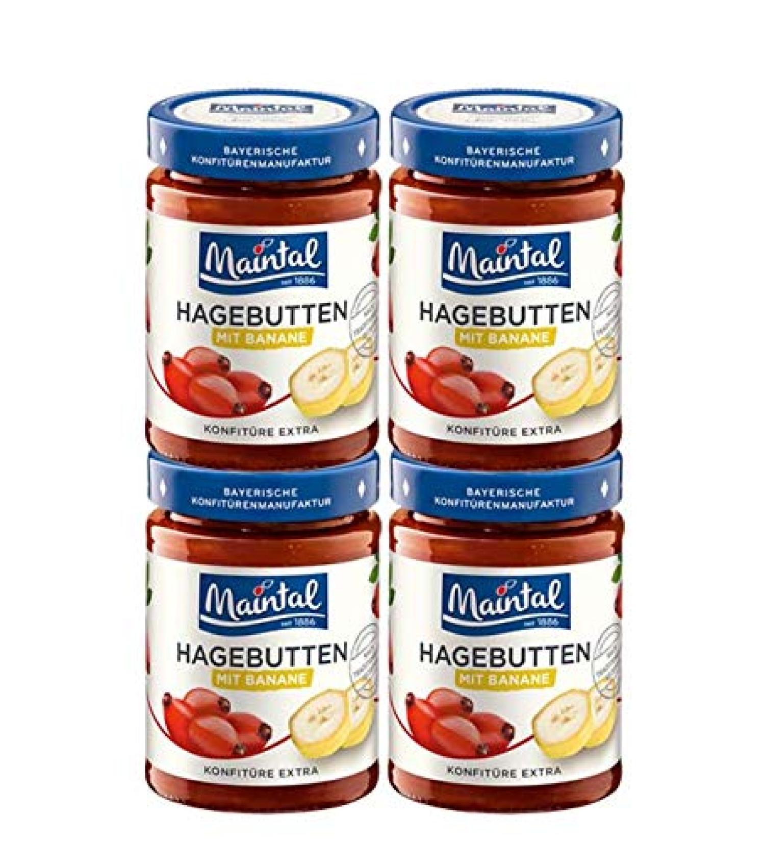 Buy Premium Rosehip-Banana Jam Set | 4 x 340g | International Shipping Available - Buy Online on GoSupps.com