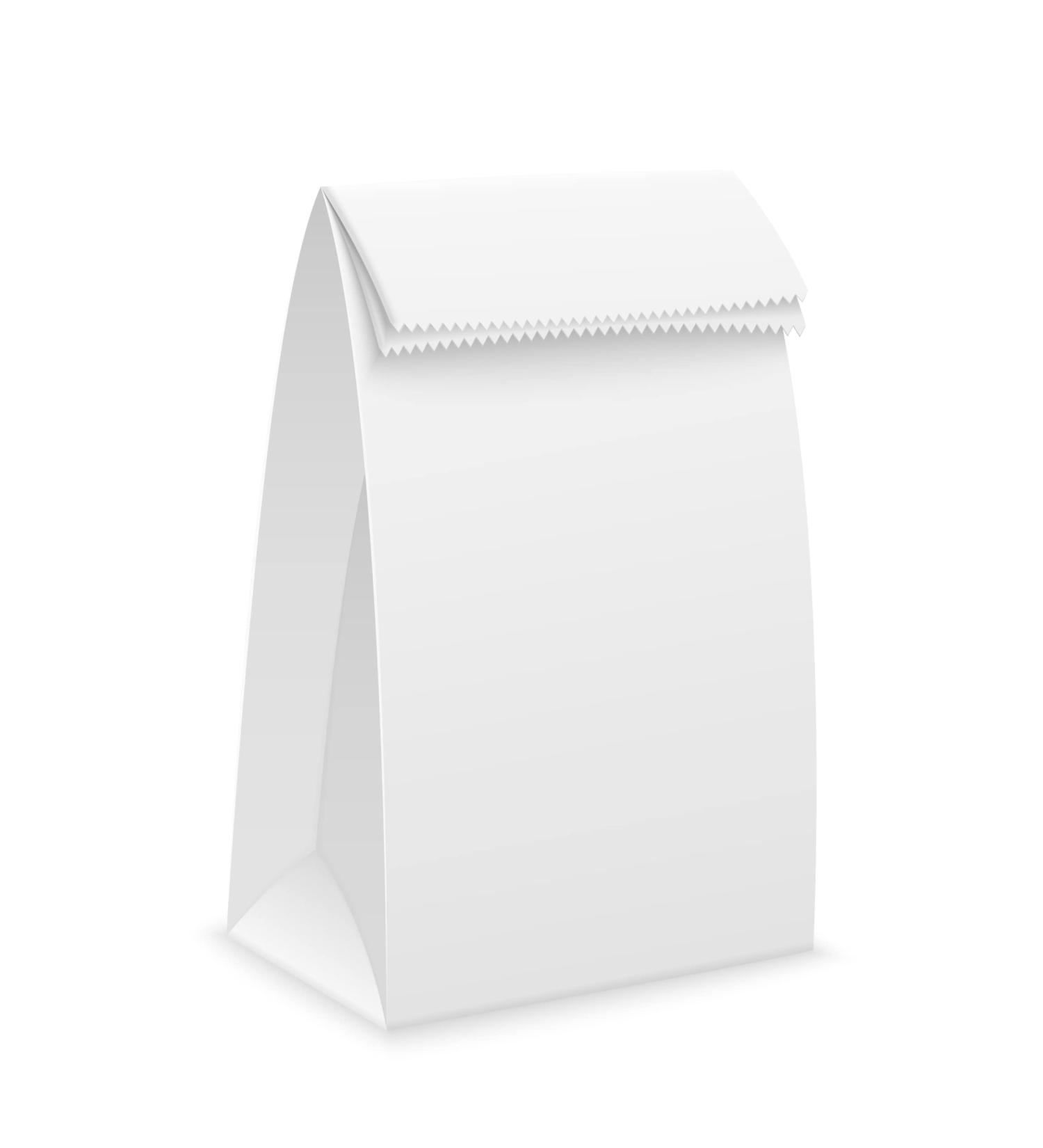 Perfect Stix Kraft White Paper Bags 4lb - Pack of 500 Count | Eco-Friendly 4lb Paper Bags - Buy Online on GoSupps.com